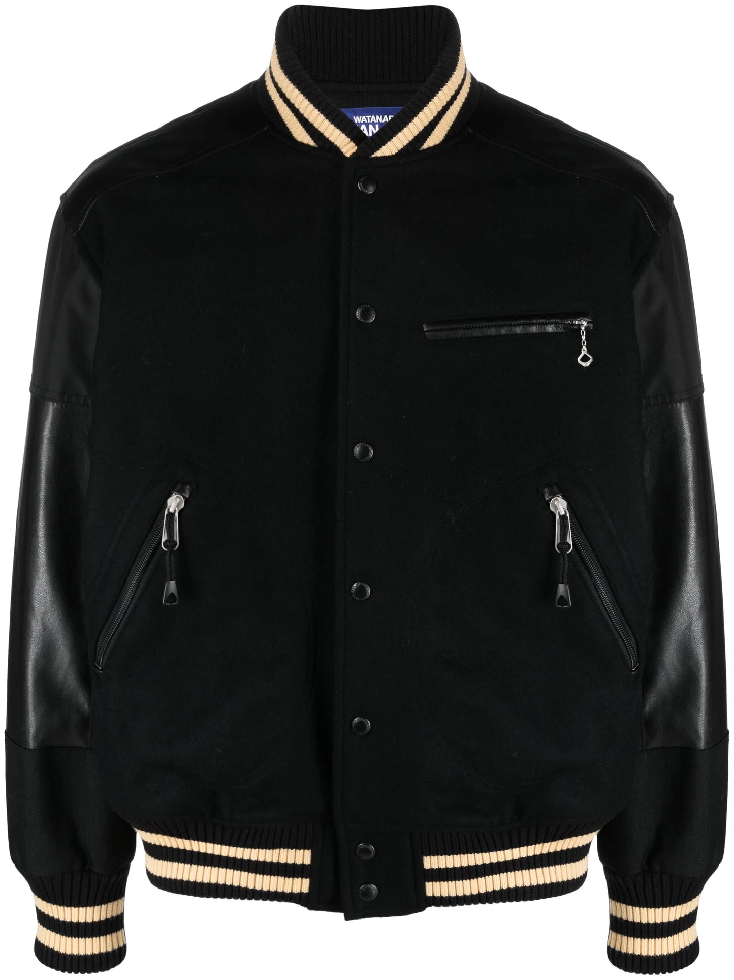 panelled bomber jacket