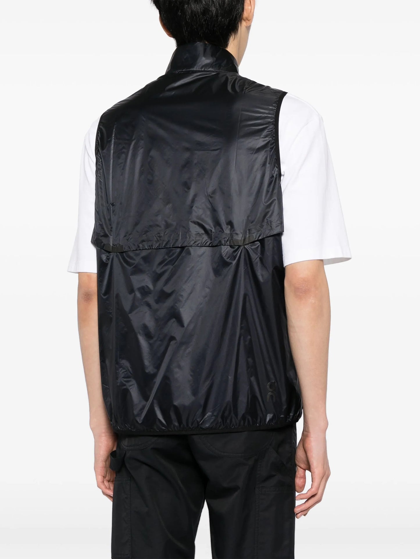 Weather logo-print gilet