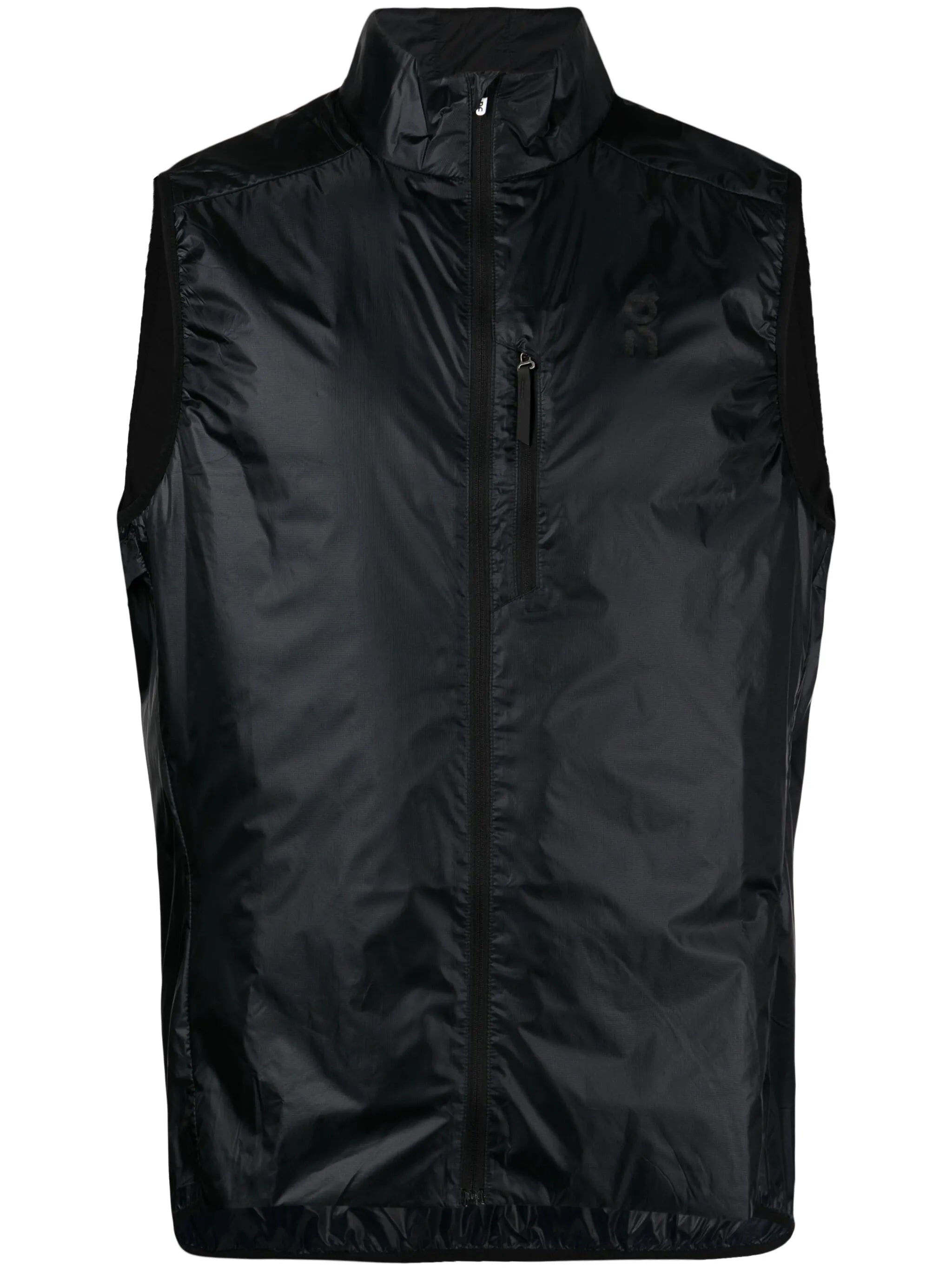 Weather logo-print gilet