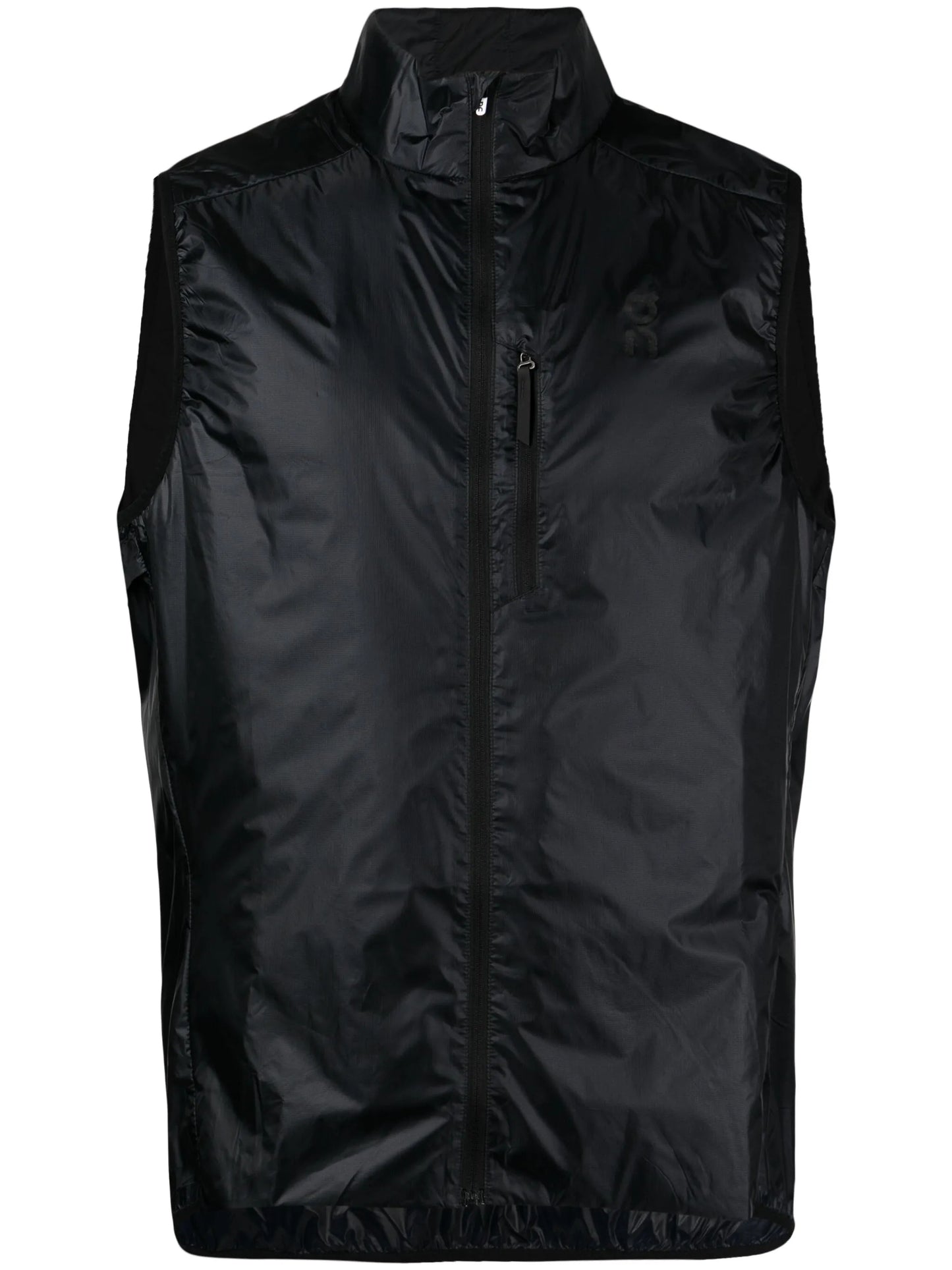 Weather logo-print gilet