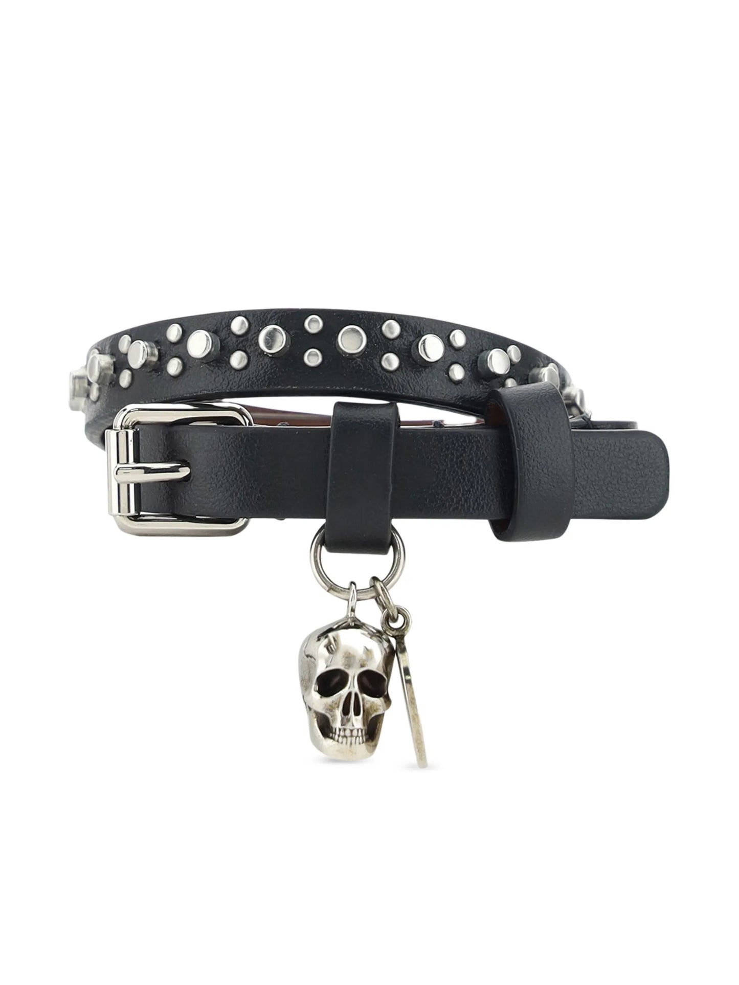 Skull double-wrap bracelet