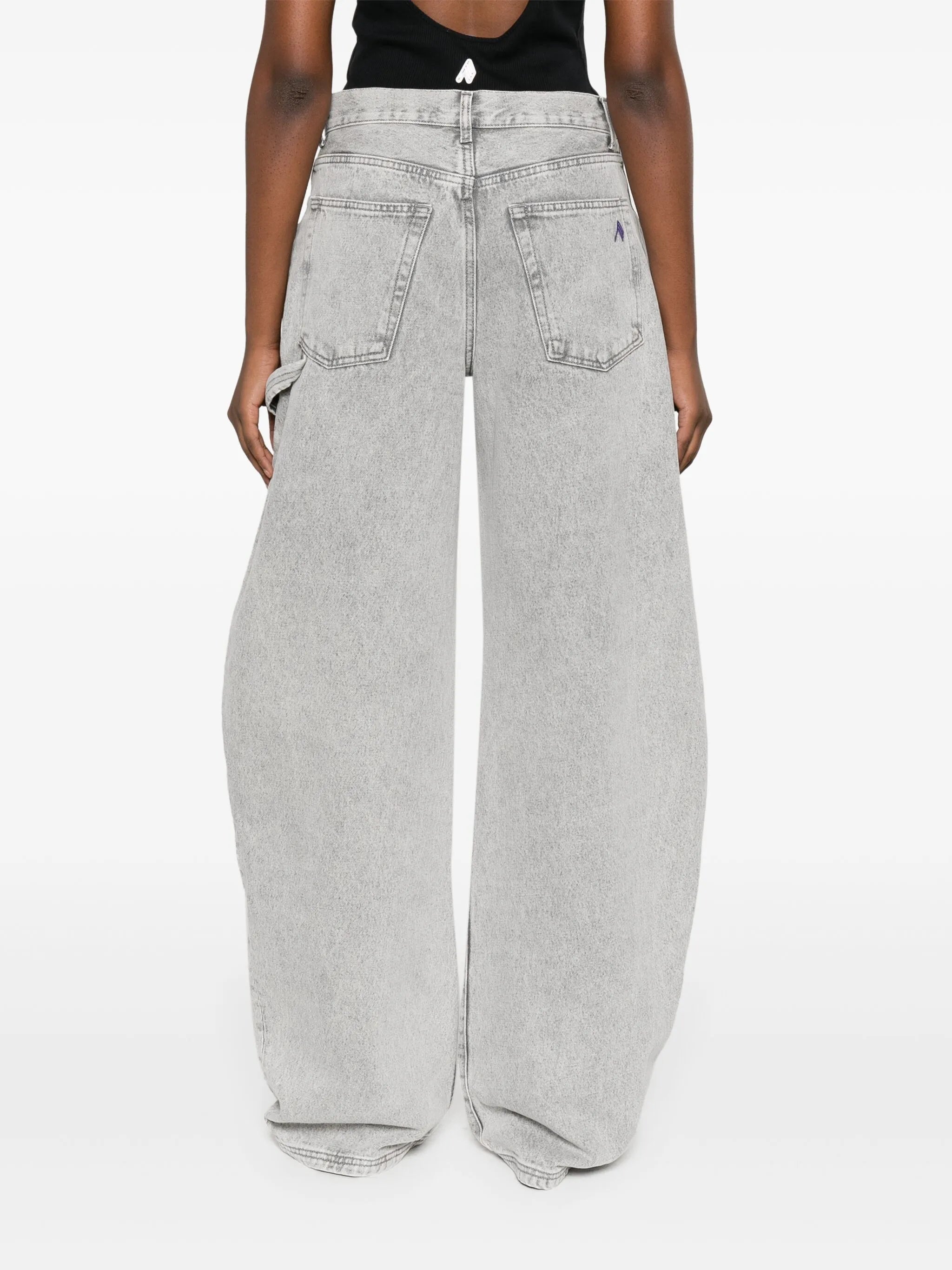 Effie high-waist wide-leg jeans