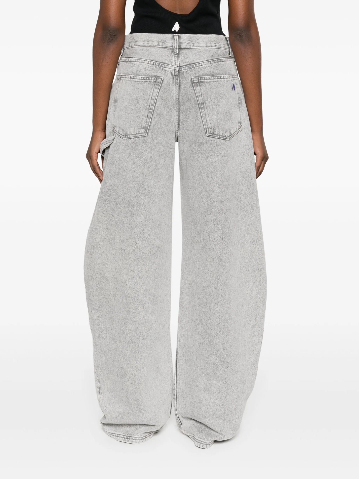 Effie high-waist wide-leg jeans