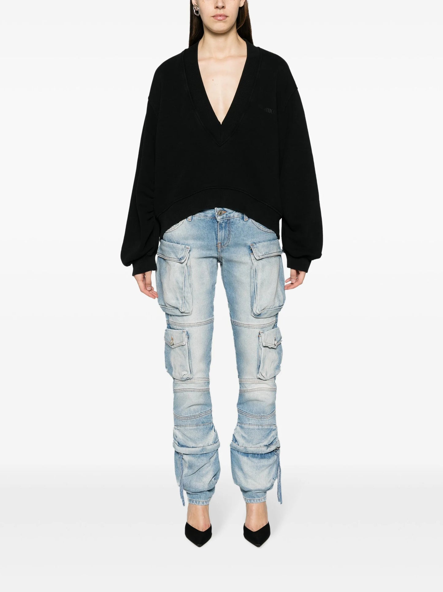 logo-print cotton sweatshirt