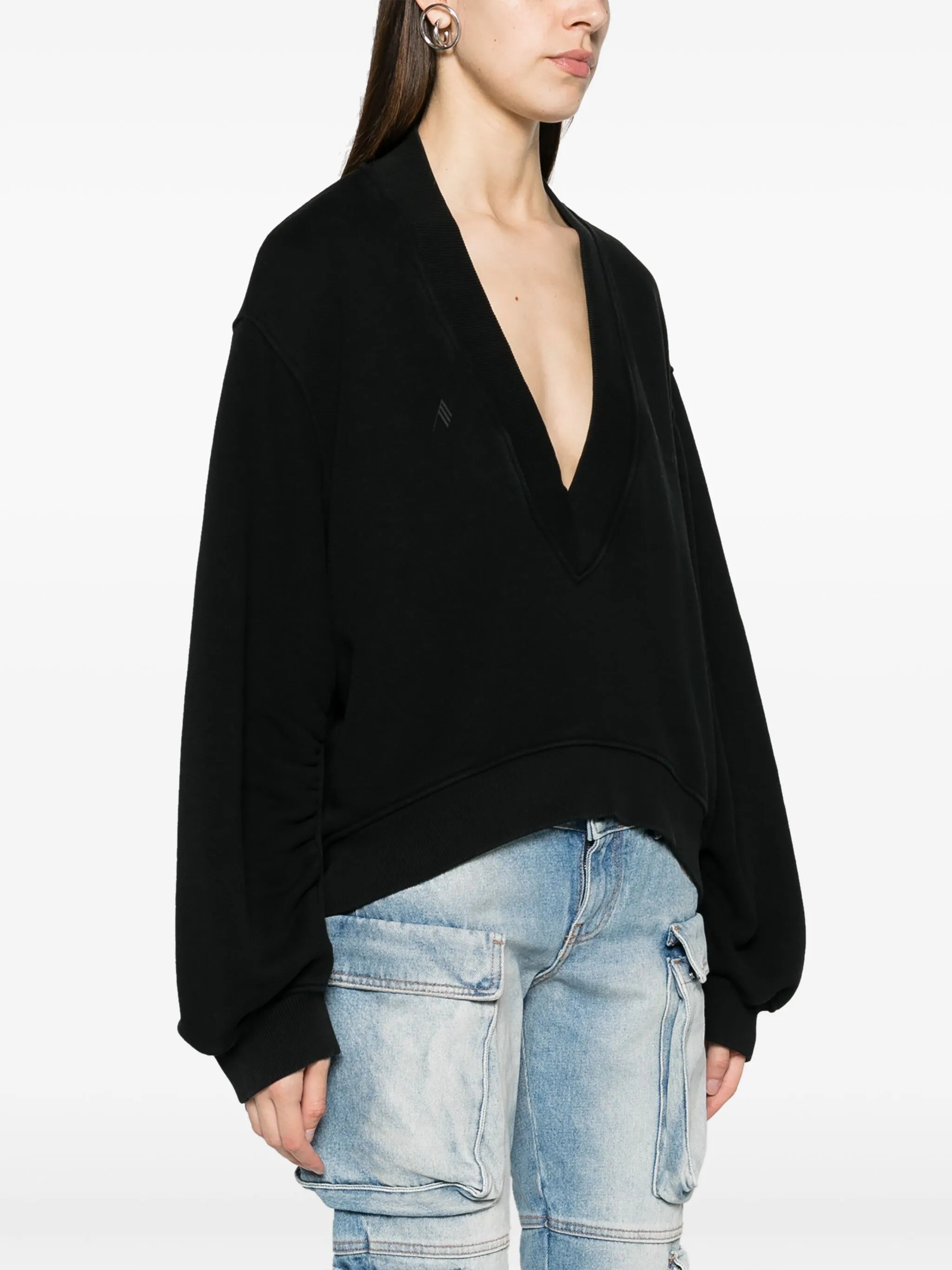 logo-print cotton sweatshirt