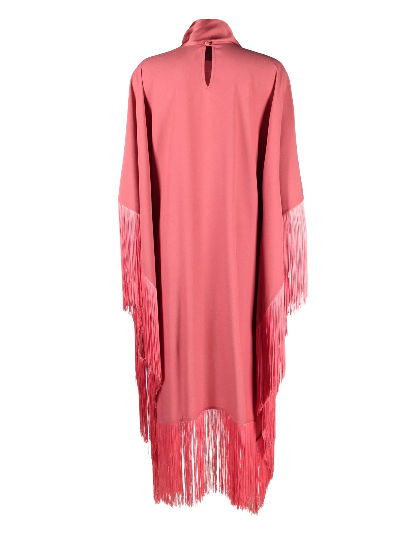 fringed-edge kaftan dress