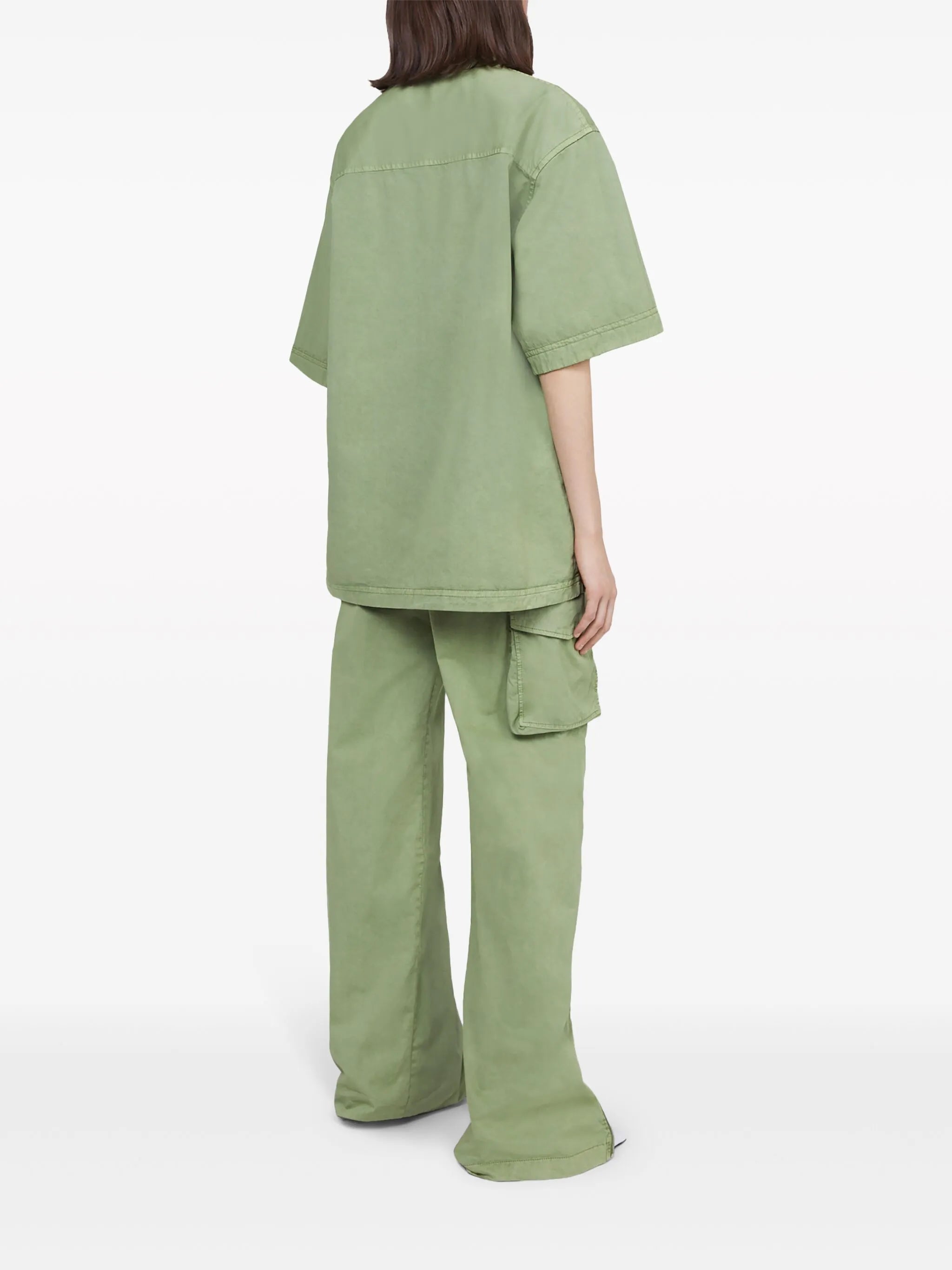 short-sleeve cotton shirt