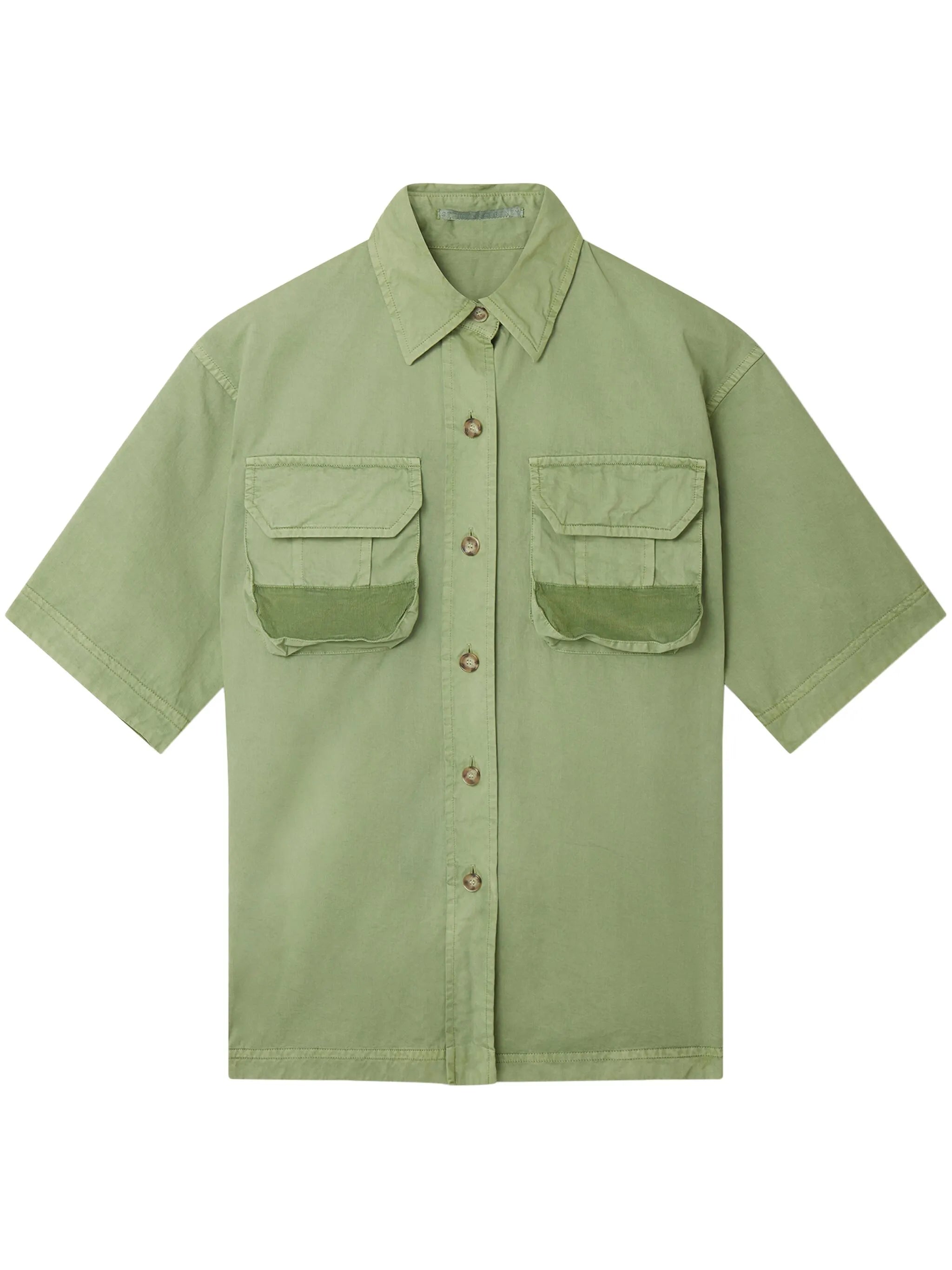 short-sleeve cotton shirt