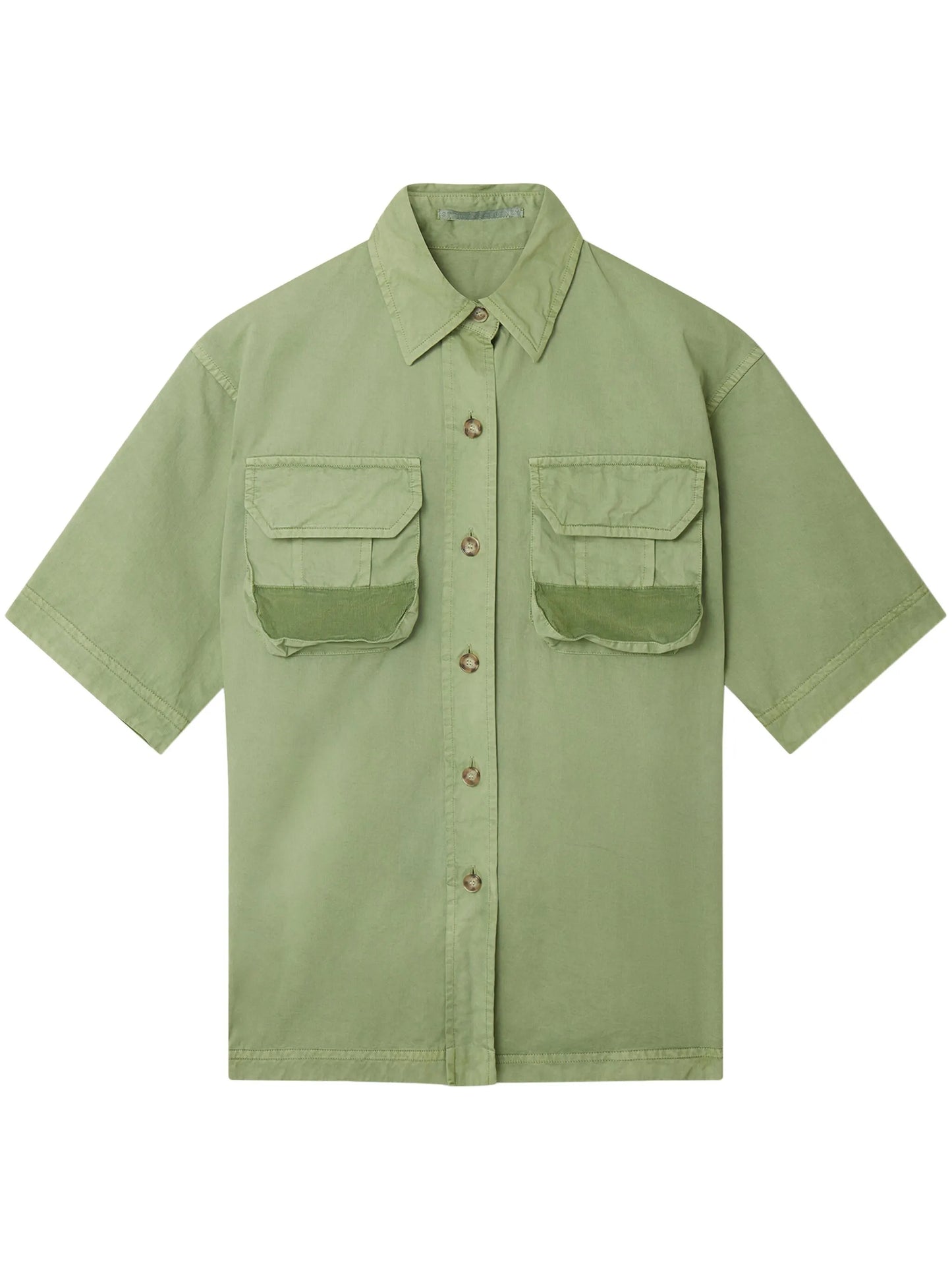 short-sleeve cotton shirt