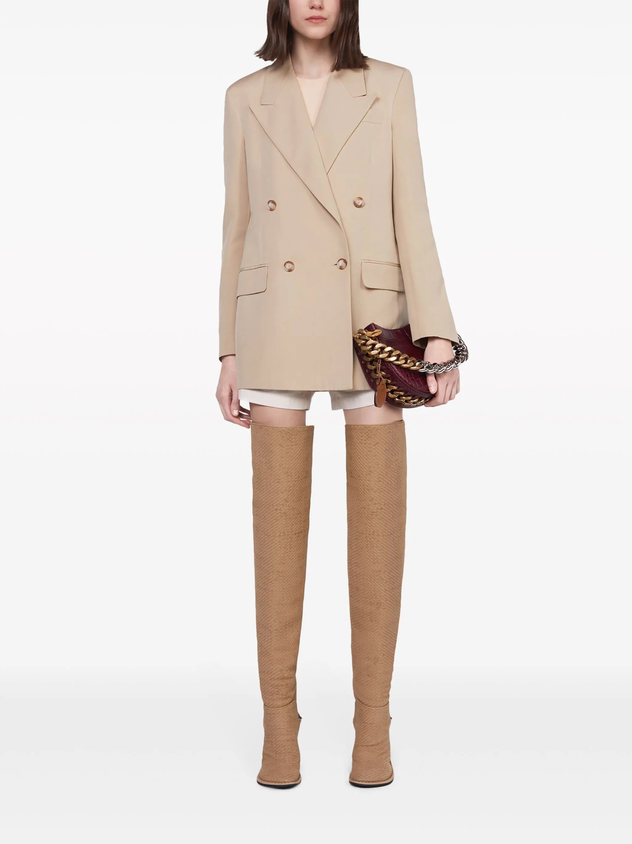 double-breasted blazer