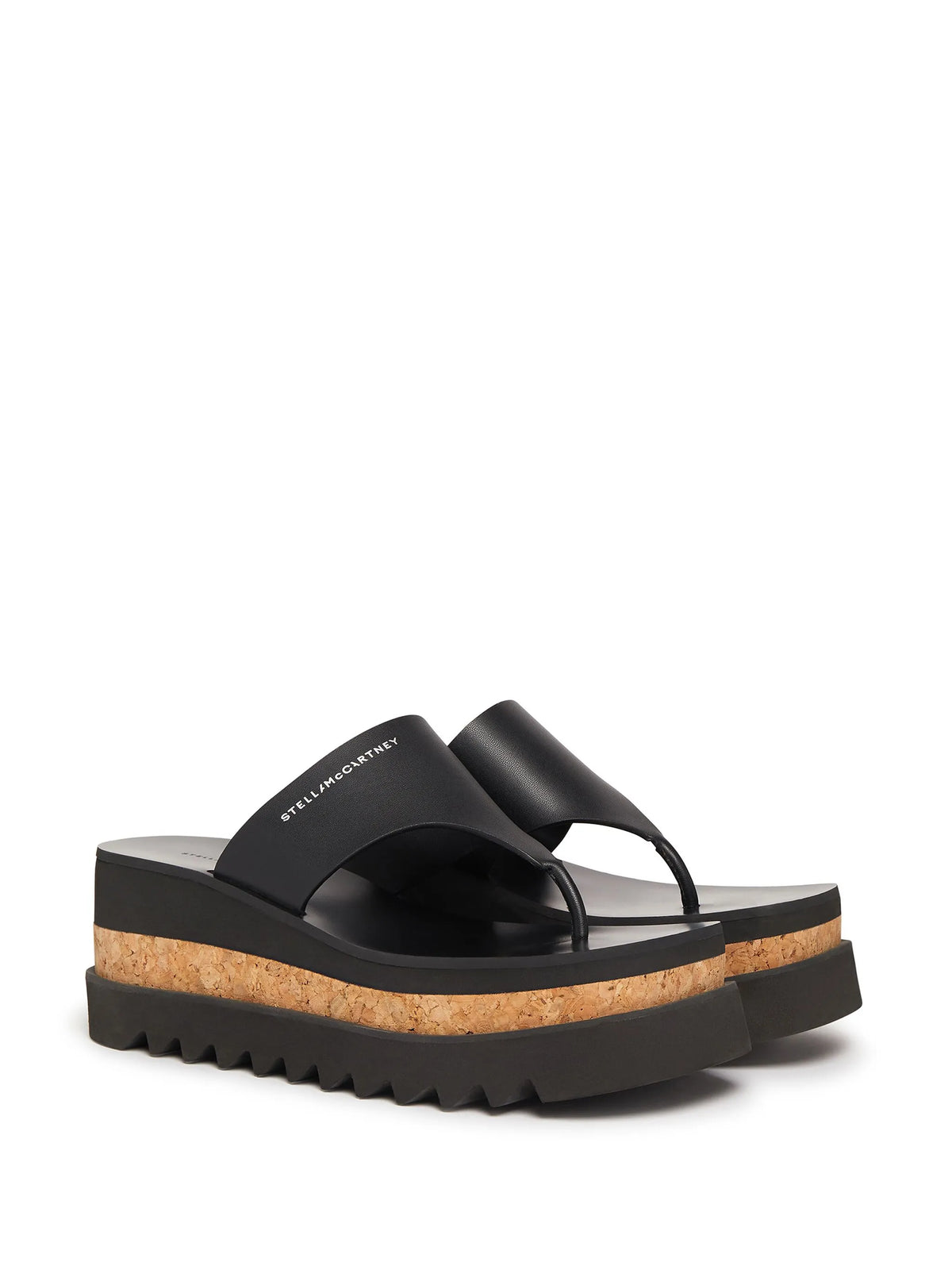 Sneak-Elyse logo-print platform sandals