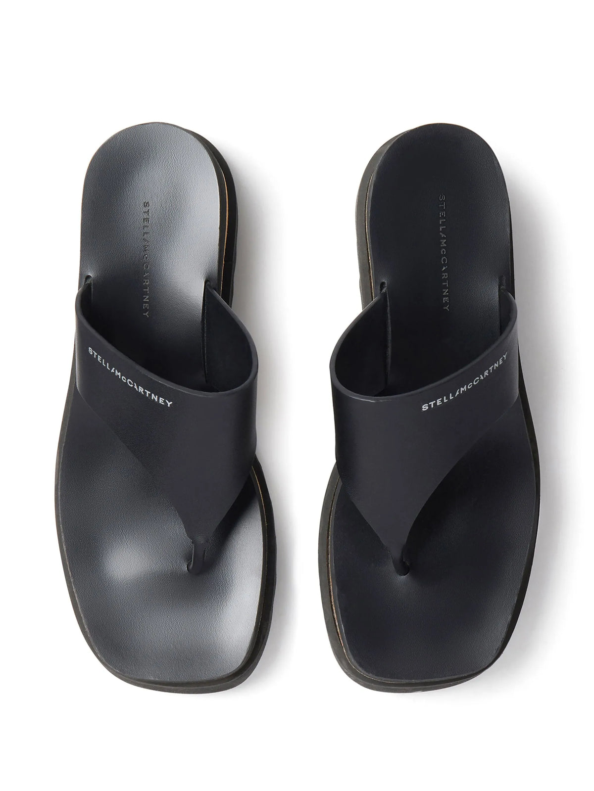 Sneak-Elyse logo-print platform sandals