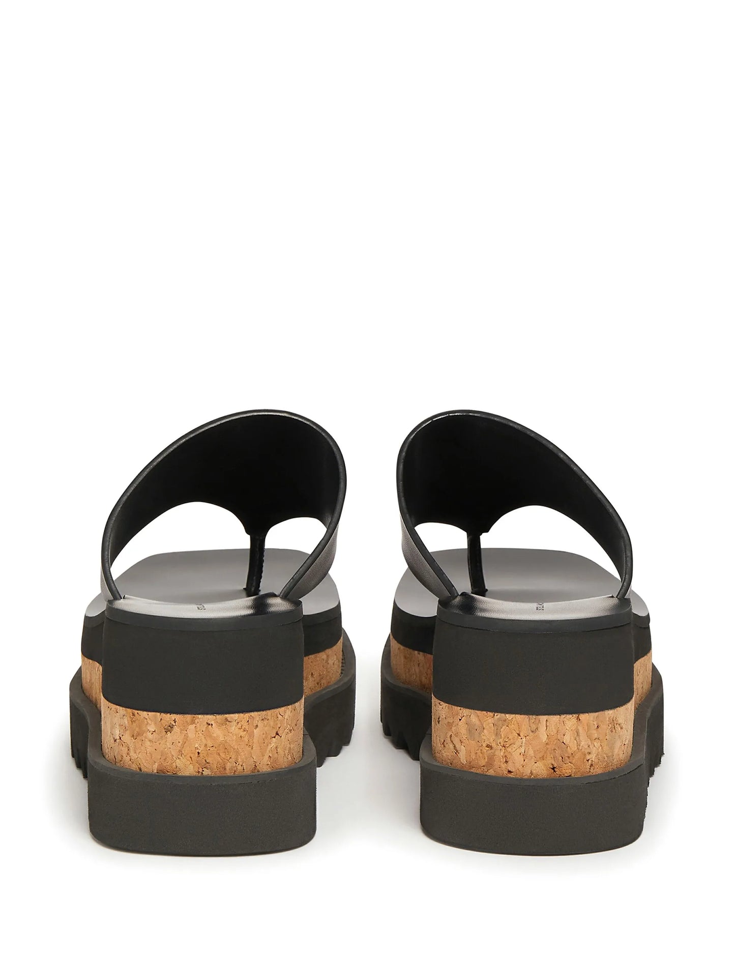 Sneak-Elyse logo-print platform sandals