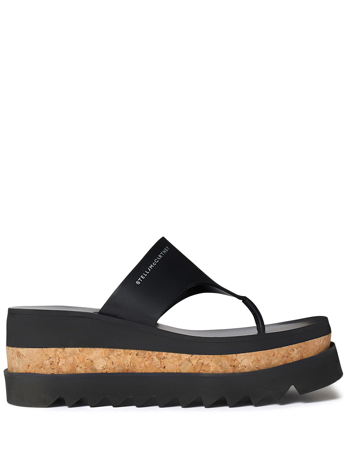 Sneak-Elyse logo-print platform sandals
