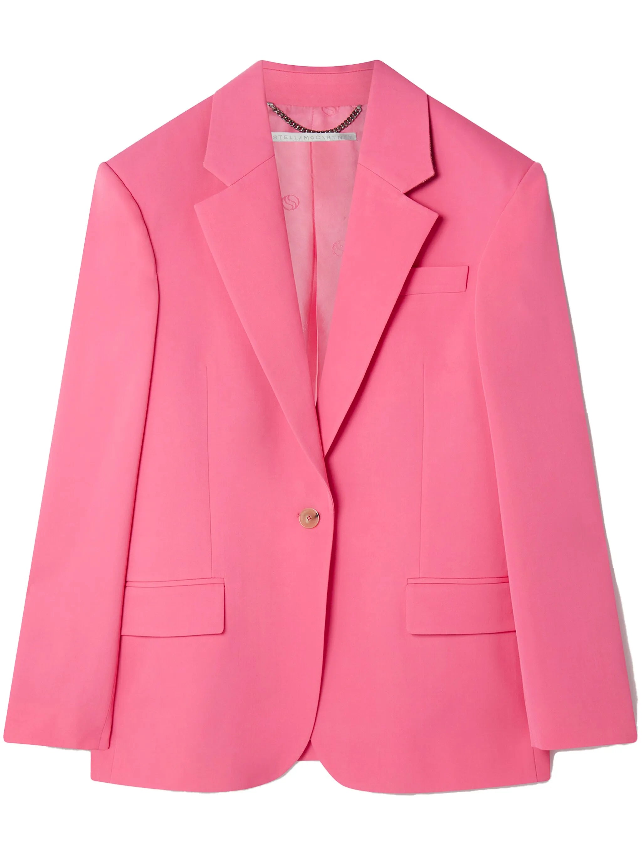 single-breasted wool blazer