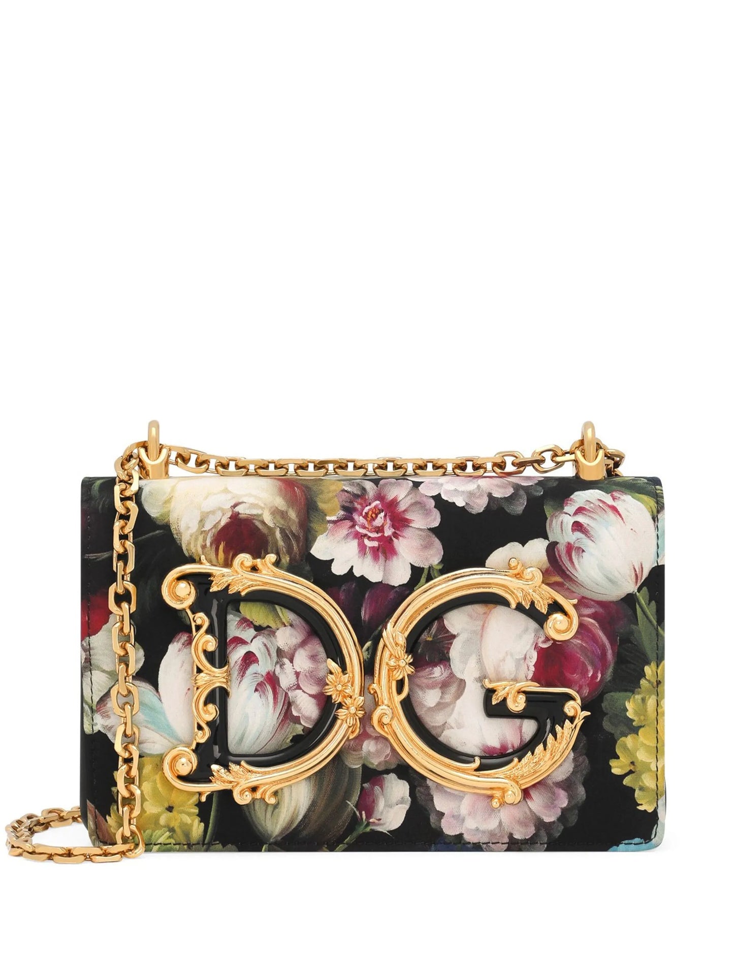 DG Girls floral-print shoulder bag