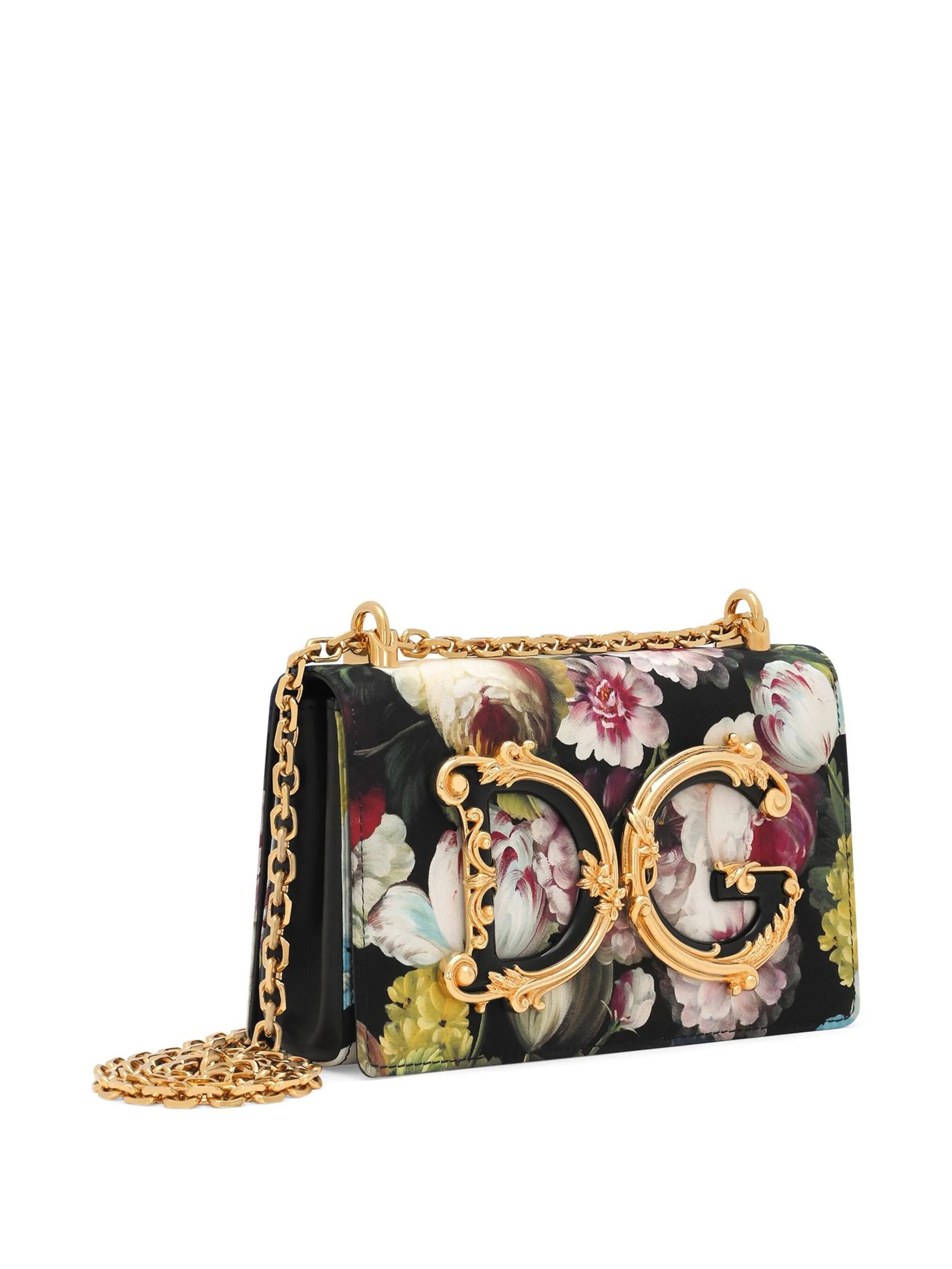 DG Girls floral-print shoulder bag