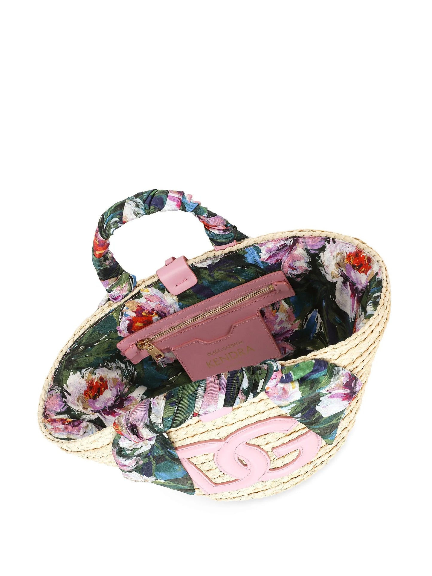 Kendra logo-patch tote bag