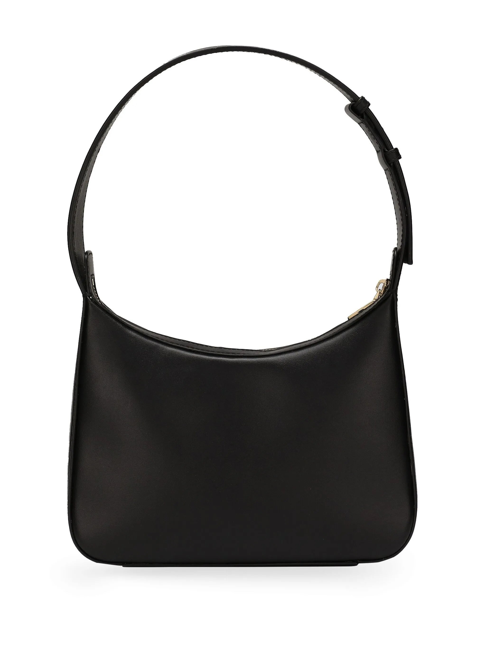 logo-plaque leather tote bag