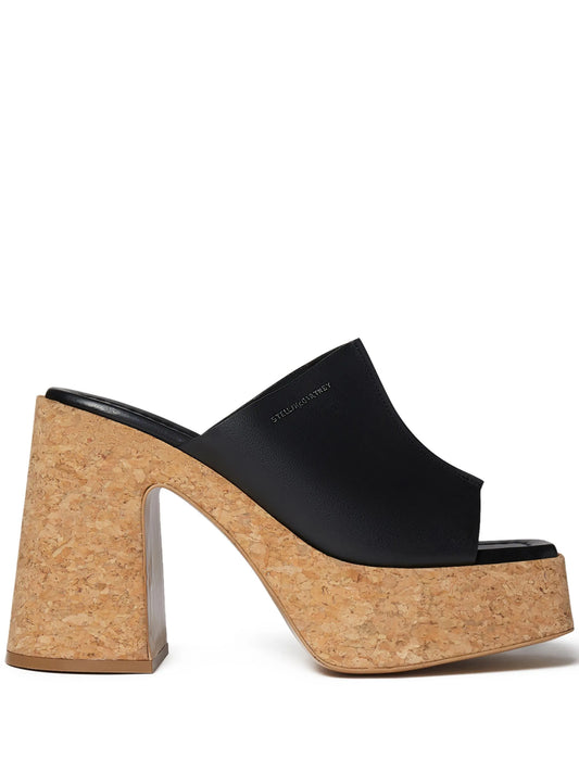 105mm Skyla cork-platform sandals