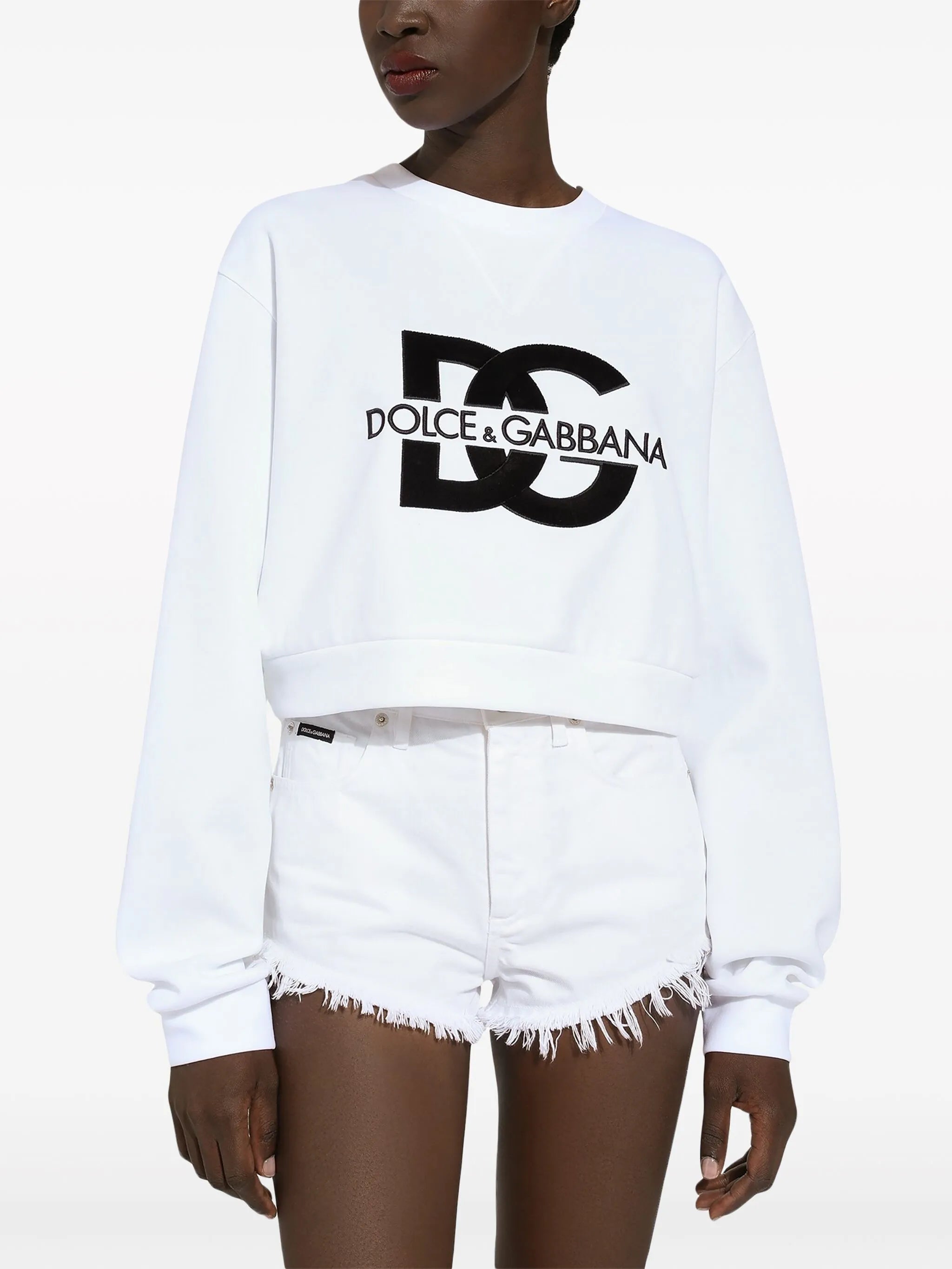 logo-print cotton-blend sweatshirt