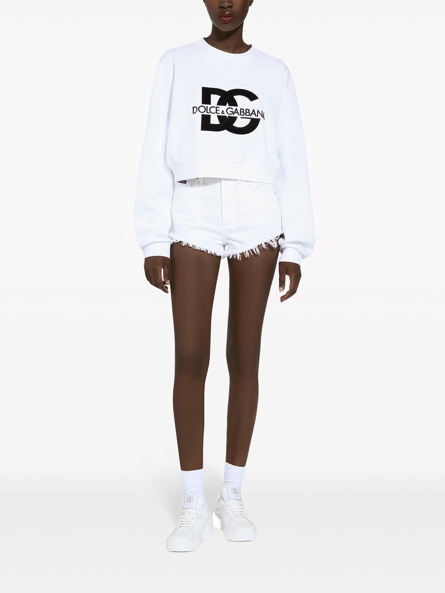 logo-print cotton-blend sweatshirt