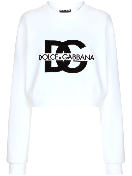 logo-print cotton-blend sweatshirt
