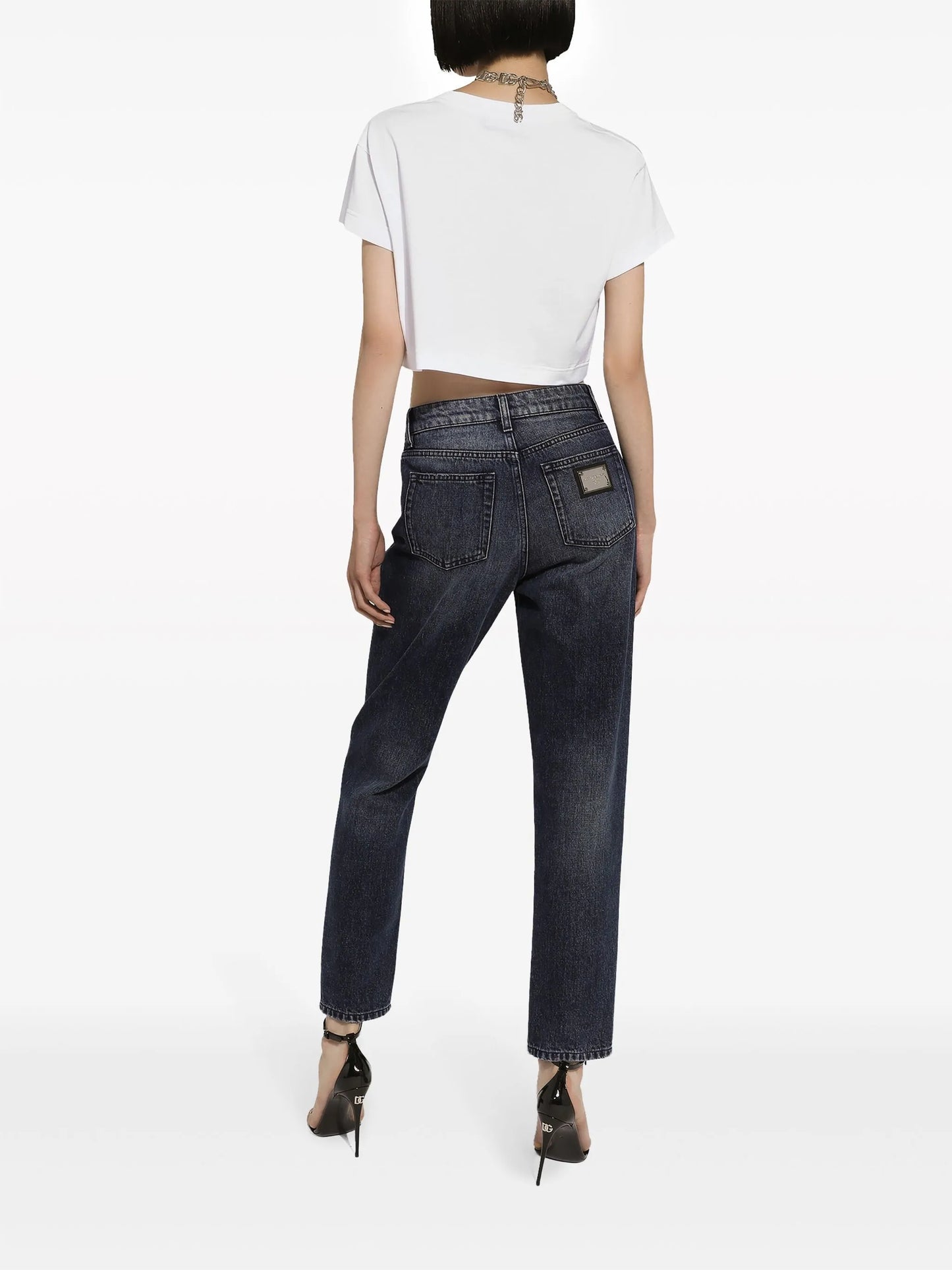 mid-rise boyfriend jeans