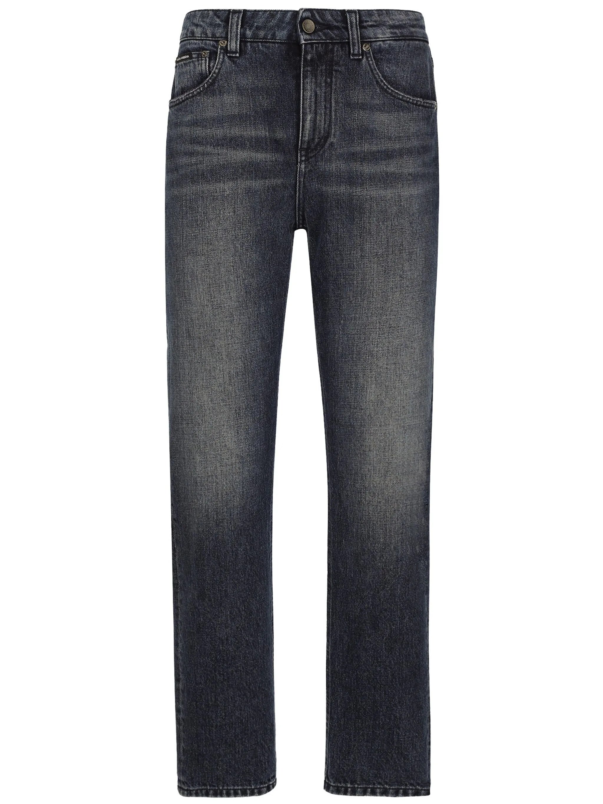mid-rise boyfriend jeans