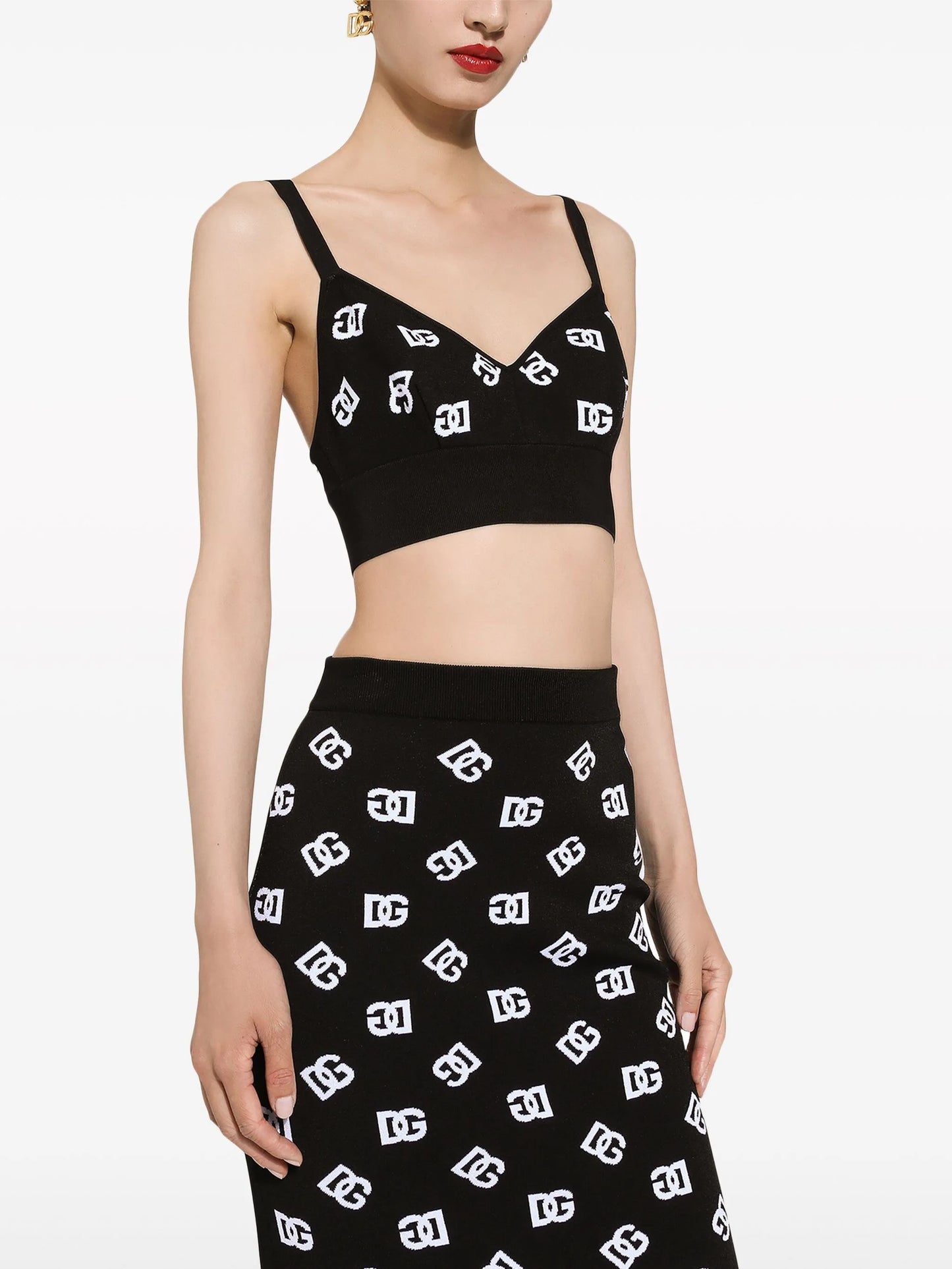 DG logo knit top