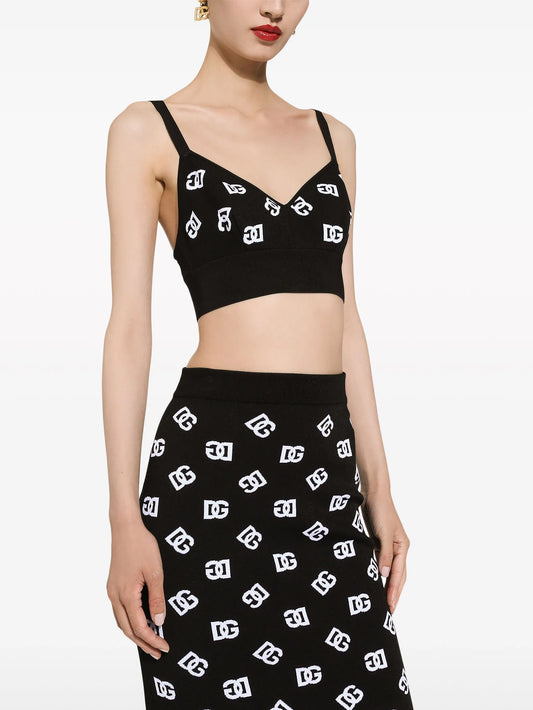 DG logo knit top