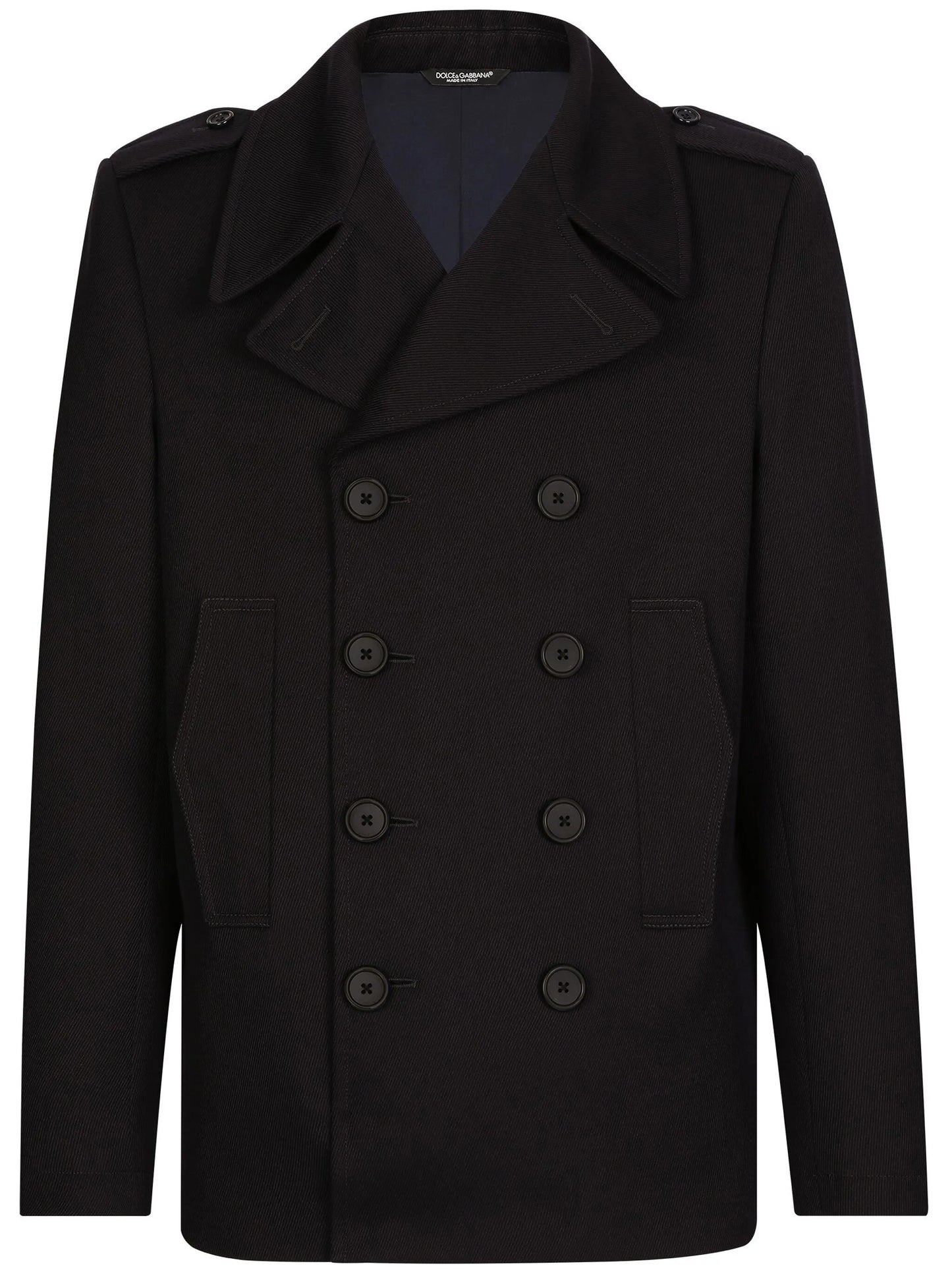 cotton double-breasted blazer
