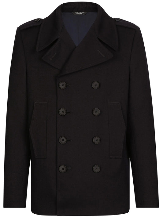 cotton double-breasted blazer