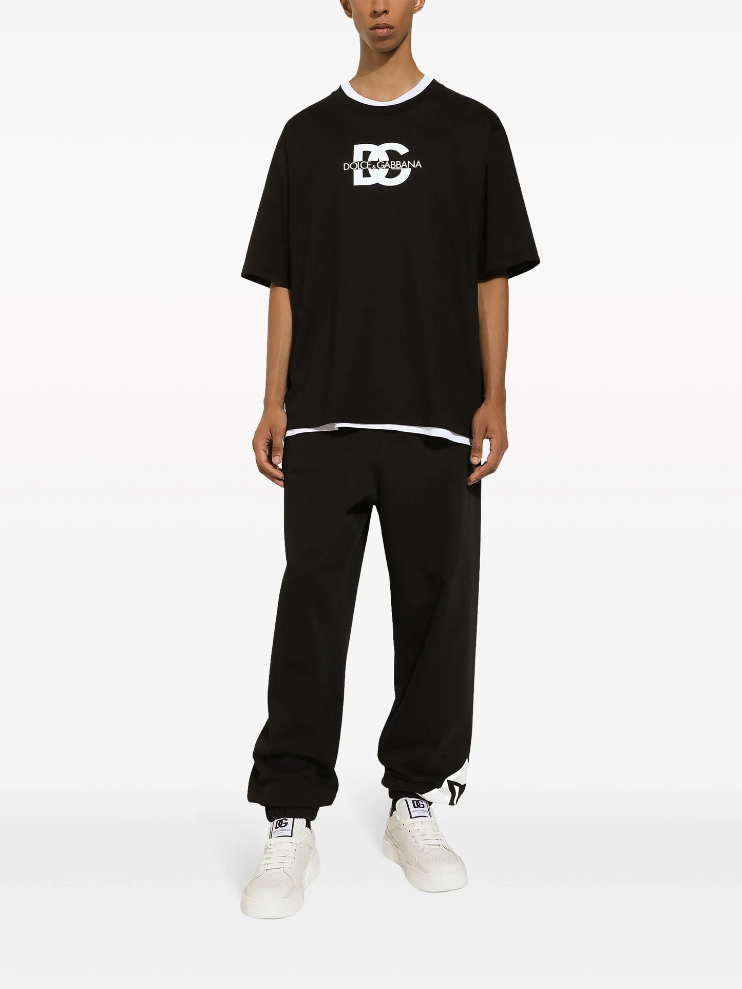 logo-print cotton T-shirt