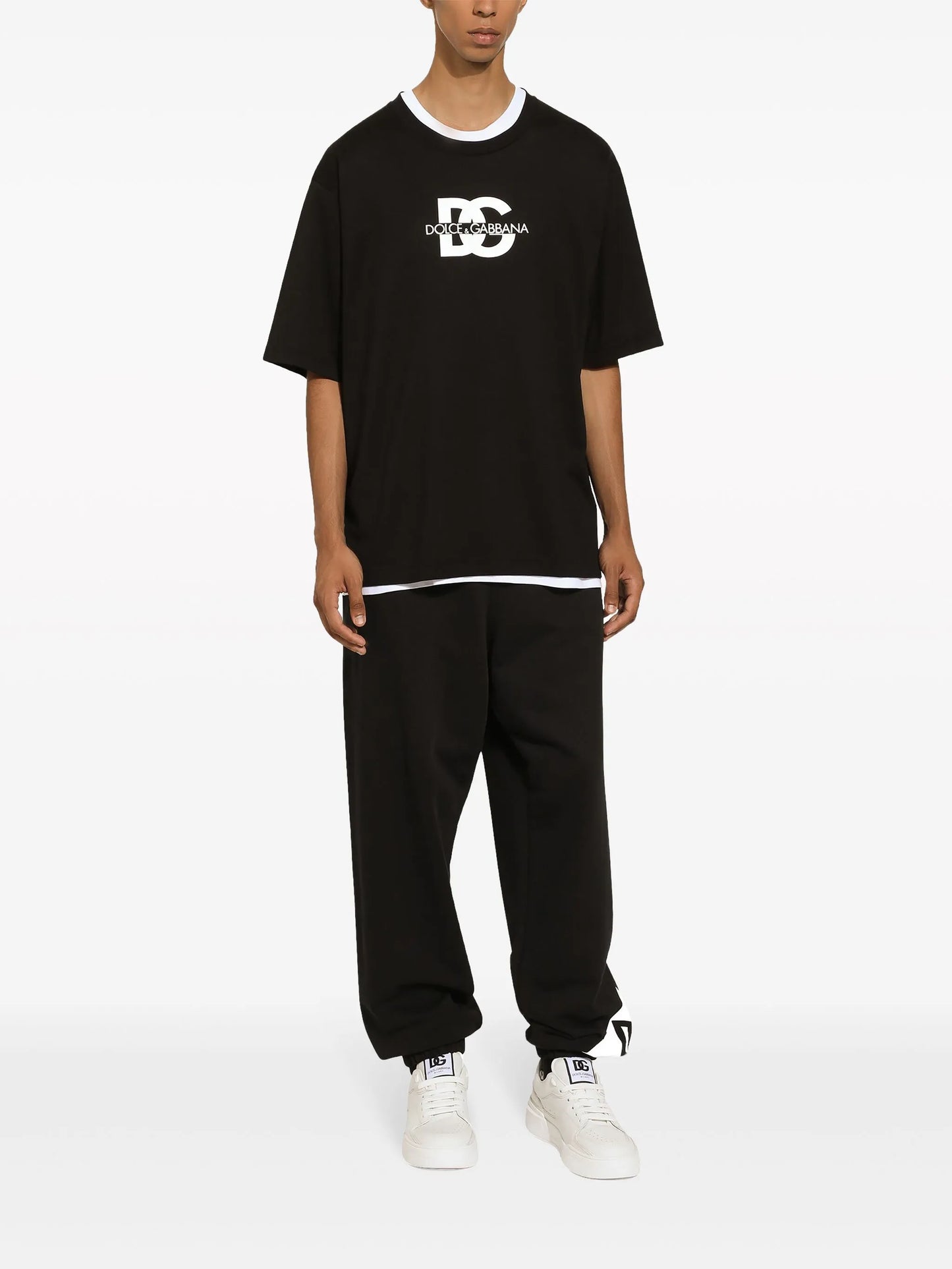 logo-print cotton T-shirt