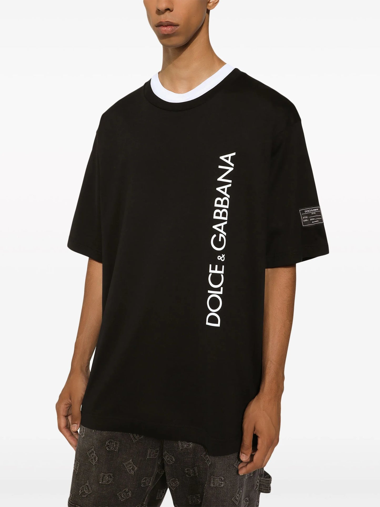 logo-print cotton T-shirt