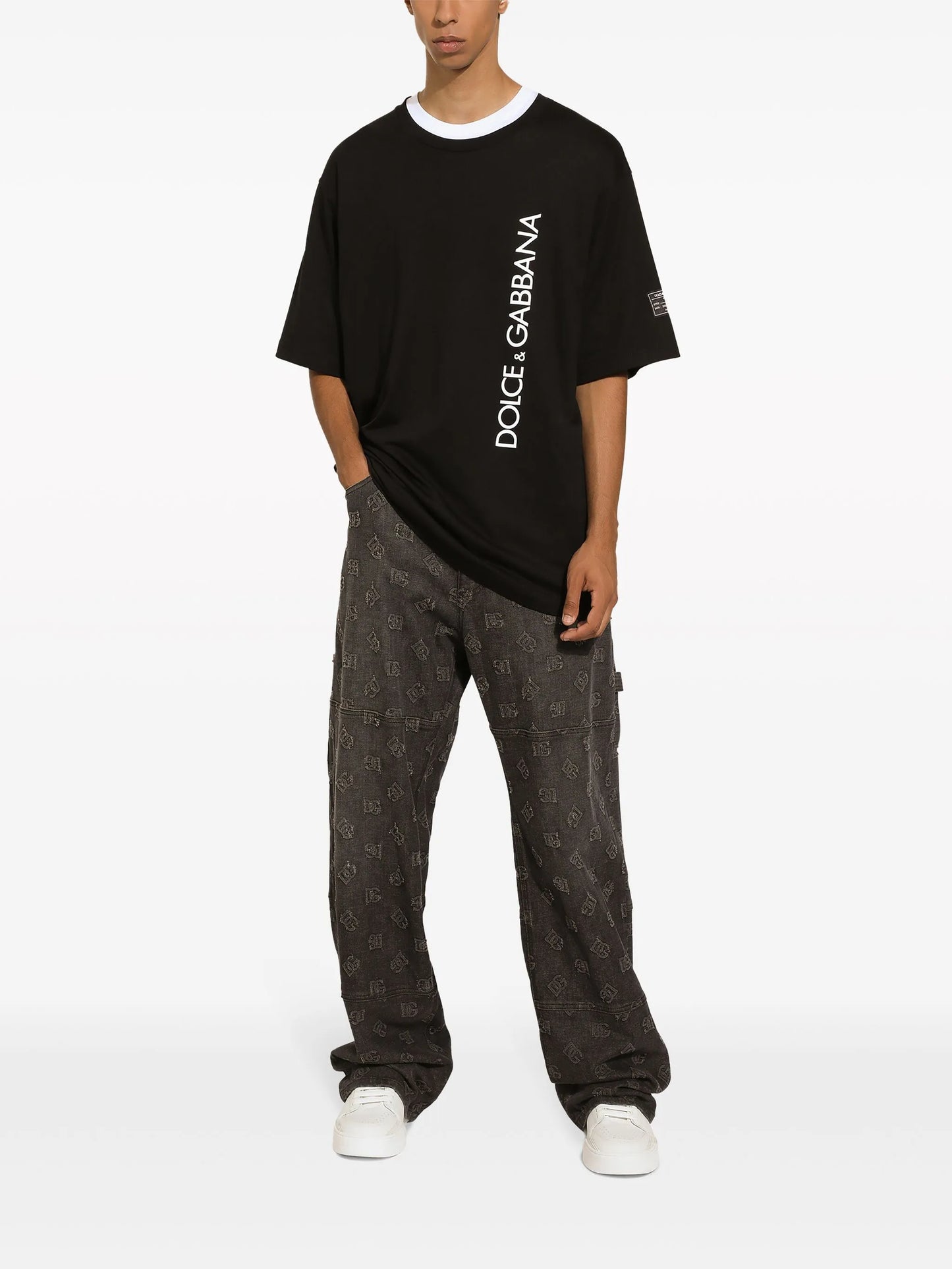 logo-print cotton T-shirt