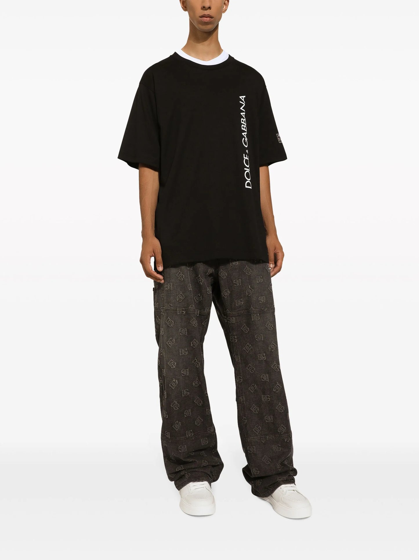 logo-print cotton T-shirt