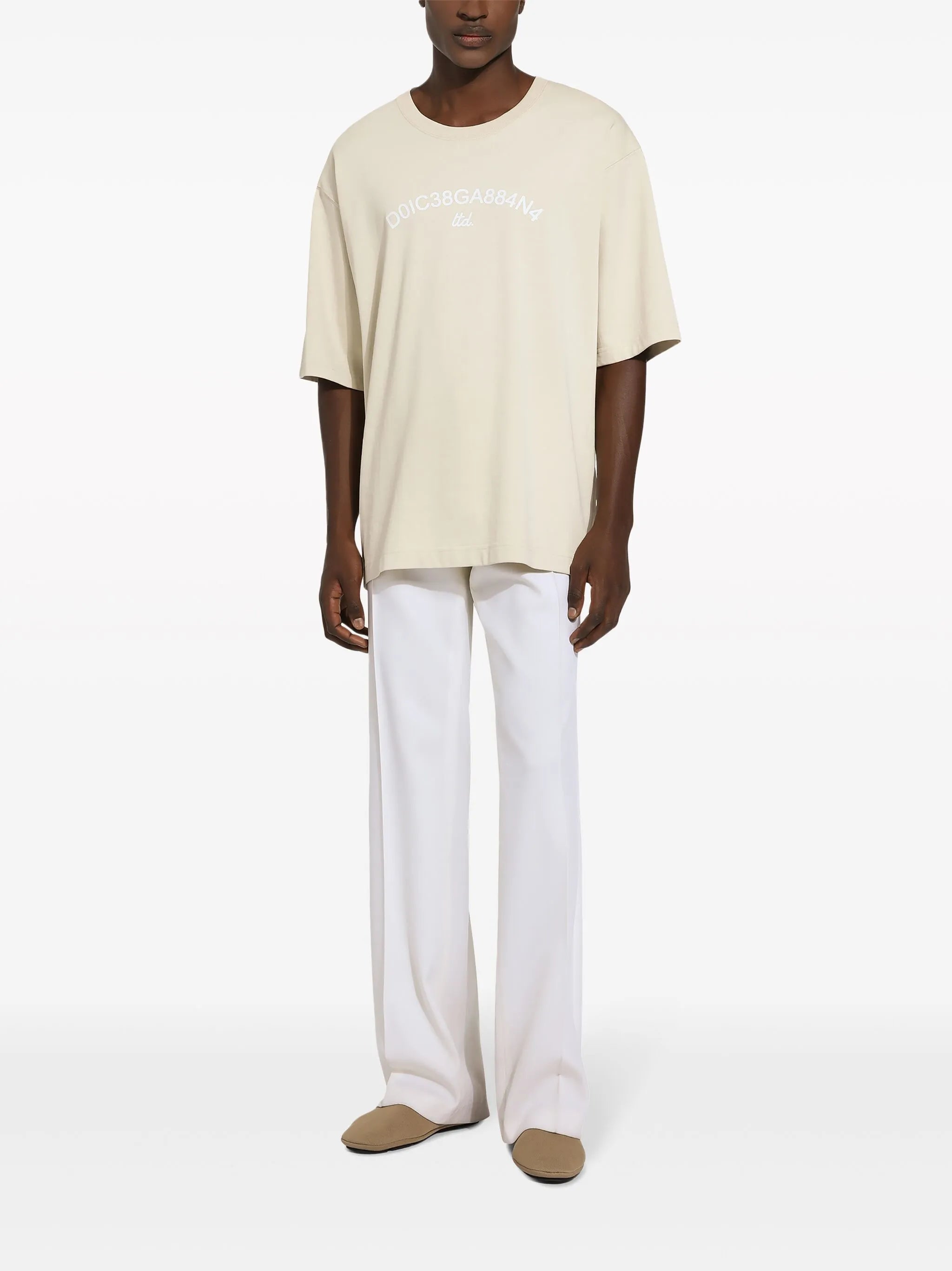 logo-print cotton T-shirt