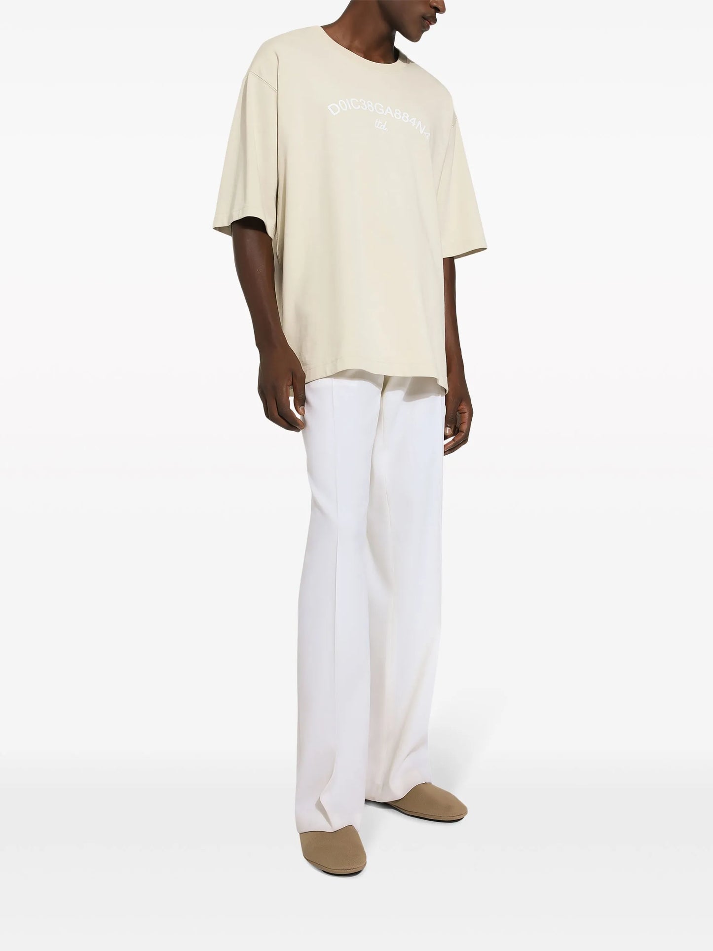 logo-print cotton T-shirt