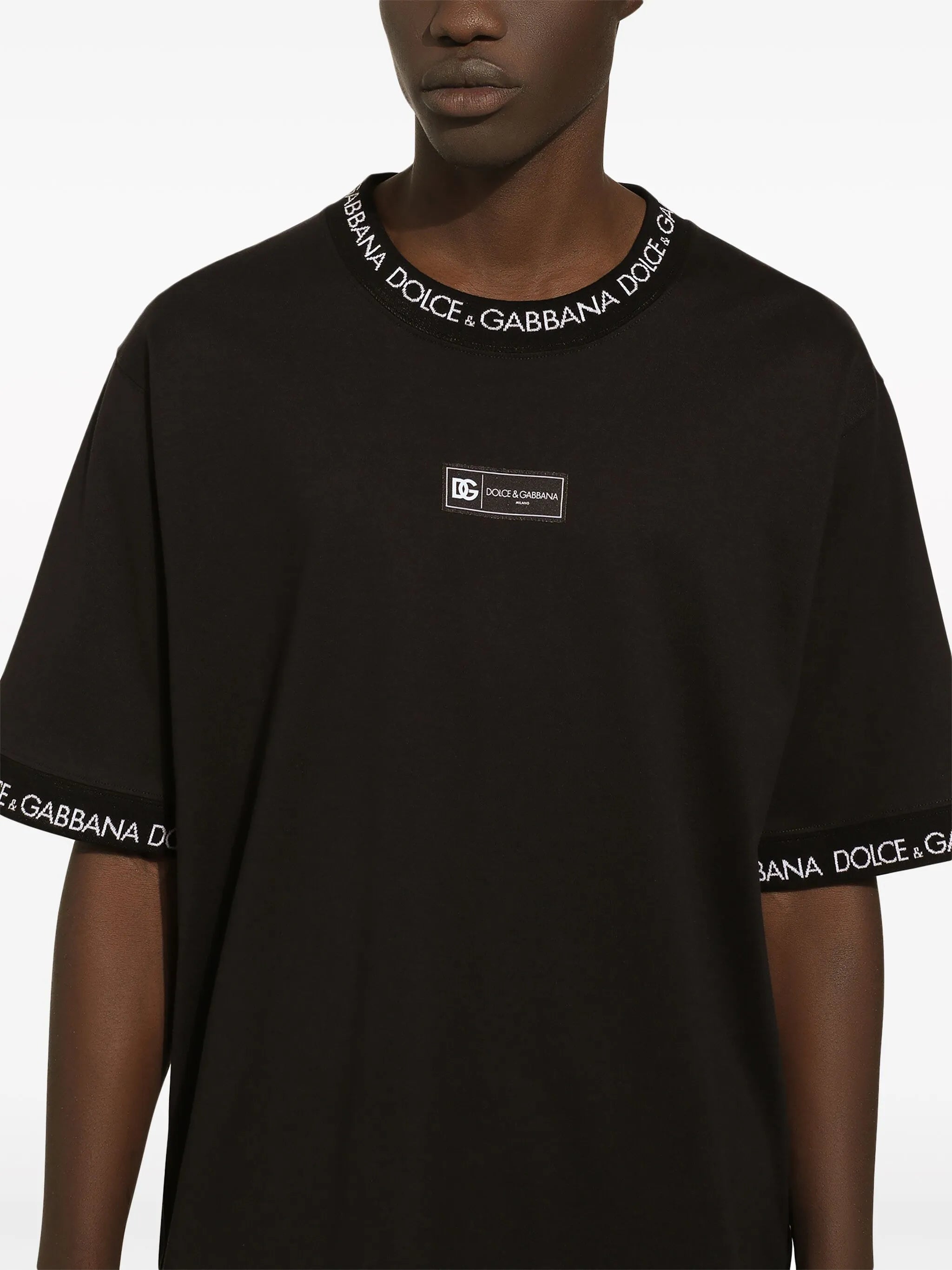 logo-print cotton T-shirt