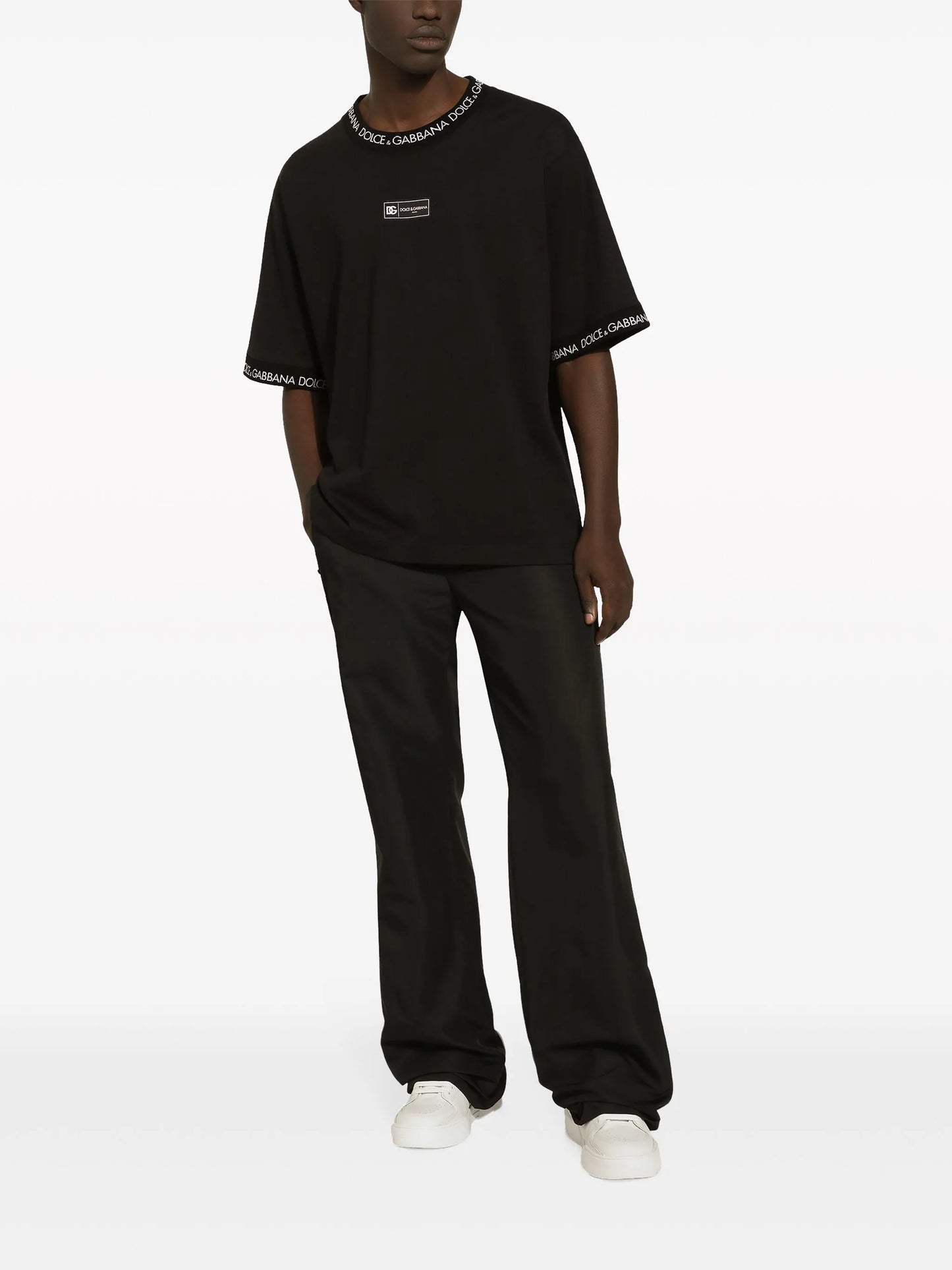 logo-print cotton T-shirt