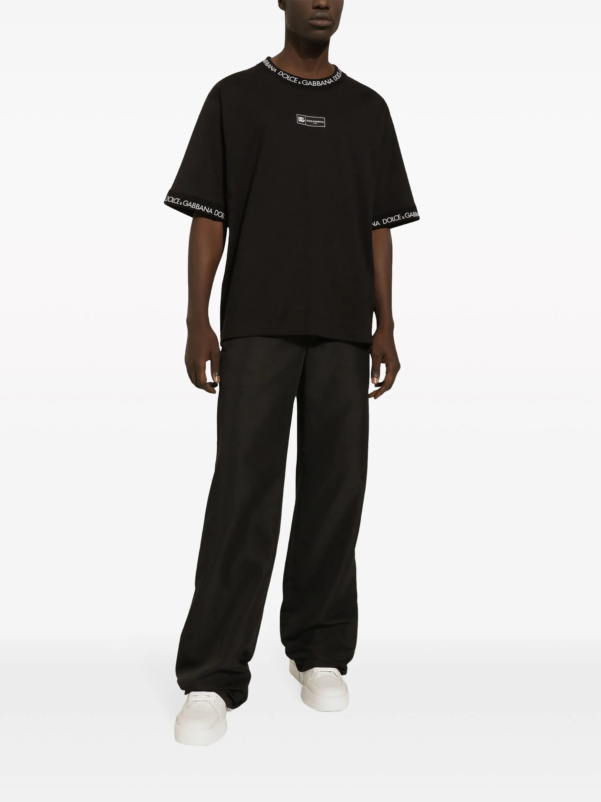 logo-print cotton T-shirt