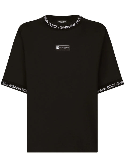 logo-print cotton T-shirt