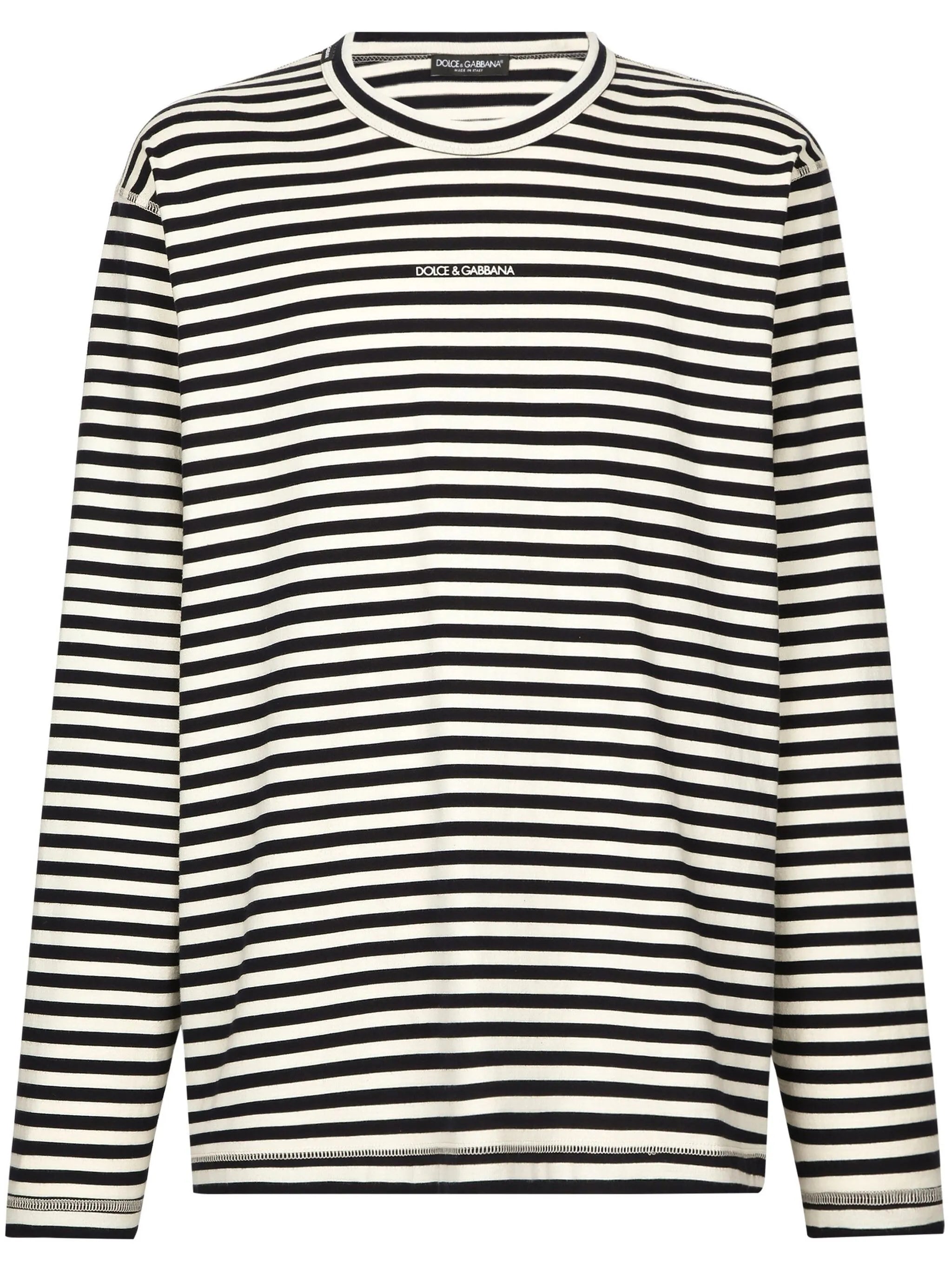 striped cotton T-shirt