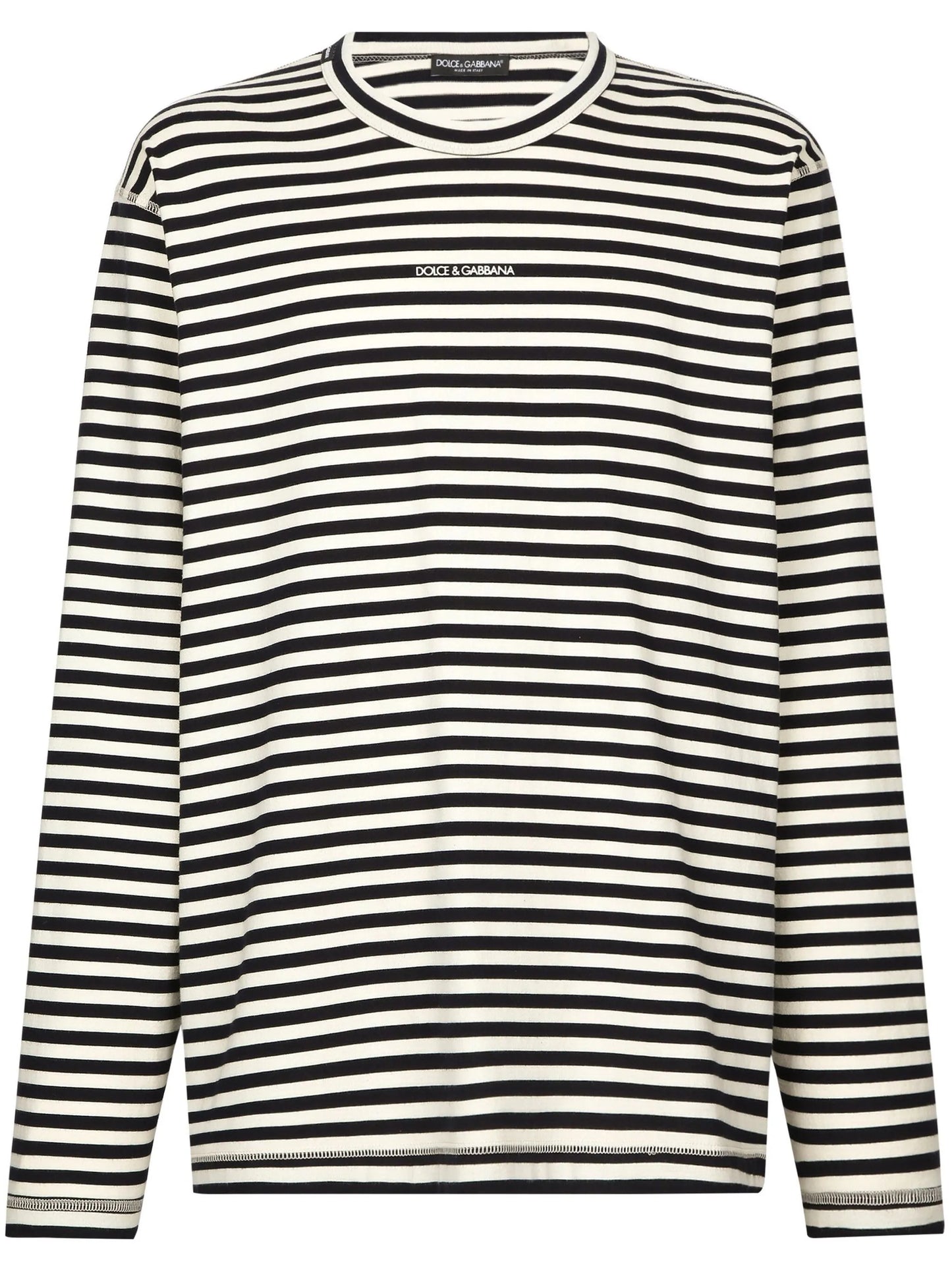 striped cotton T-shirt