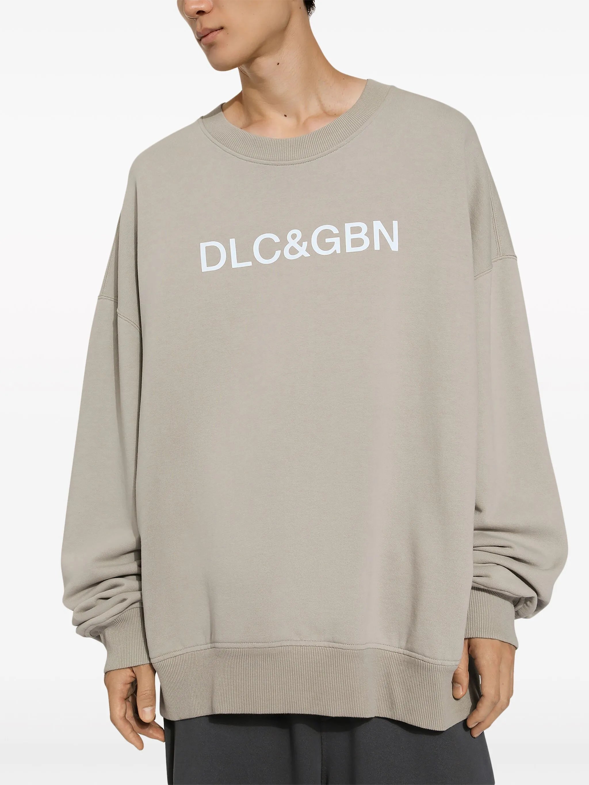 logo-print round-neck sweatshirt