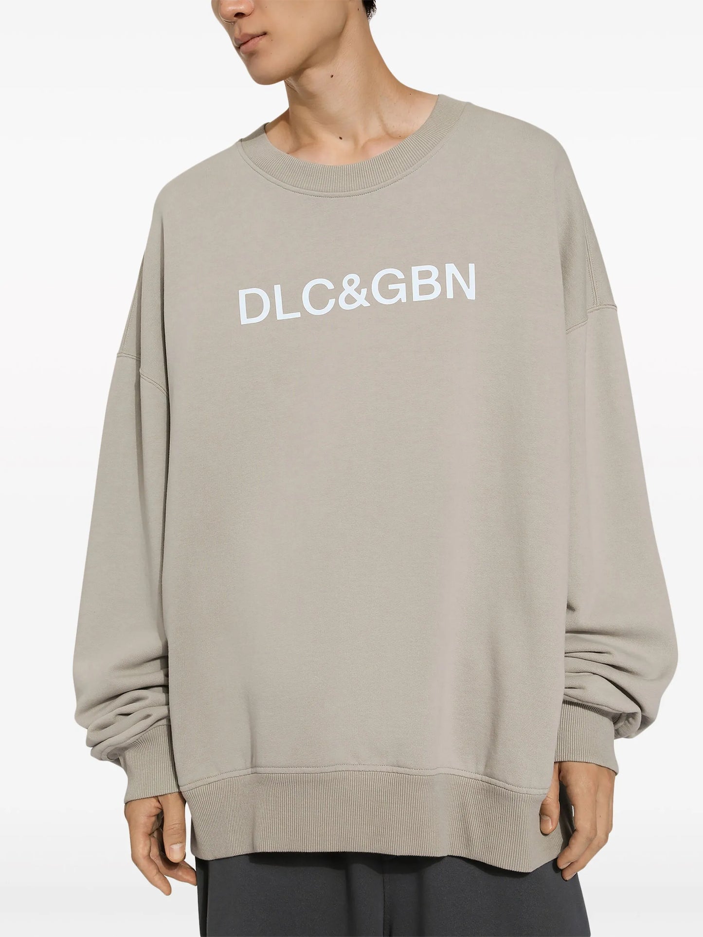 logo-print round-neck sweatshirt