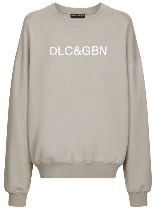 logo-print round-neck sweatshirt