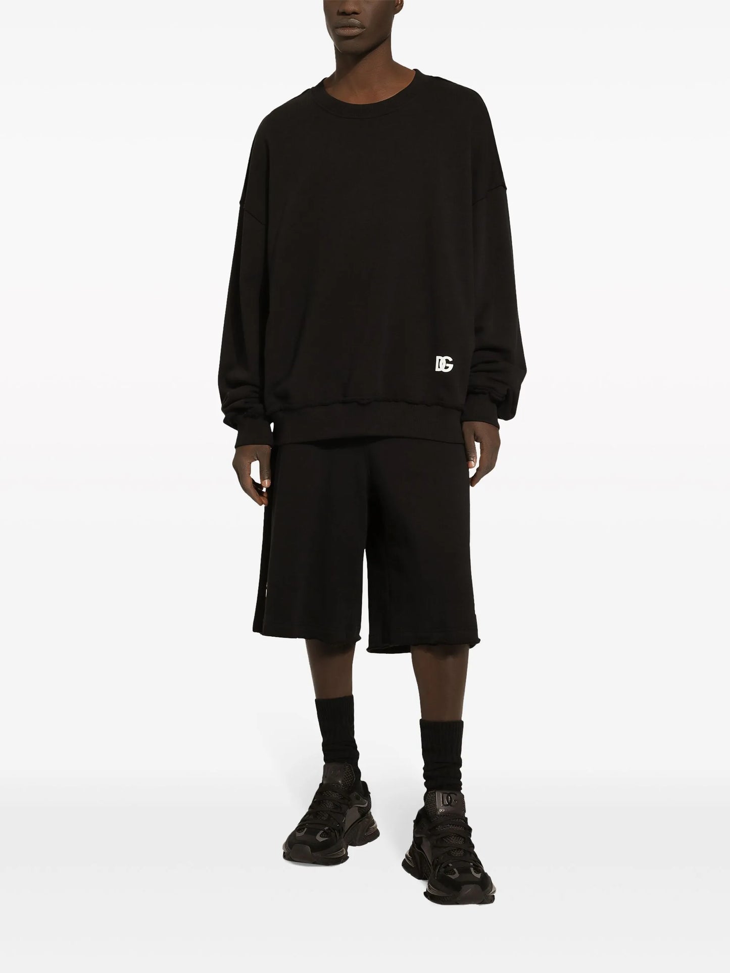 logo-print cotton sweatshirt